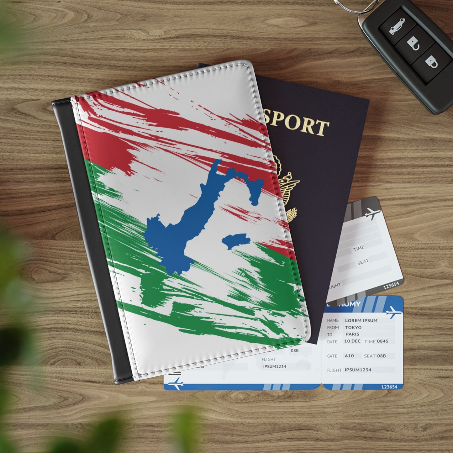 Italy Flag Passport Holder, traveler's and expats' essential, study abroad must-have, wanderlust accessory