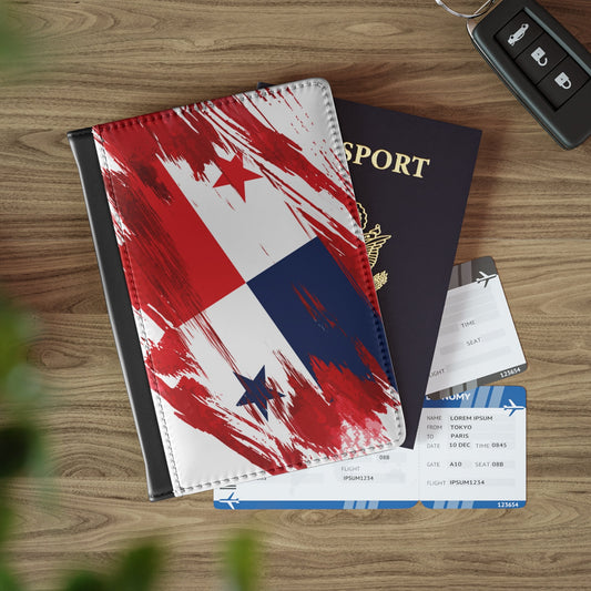 Panama Flag Passport Holder, traveler's and expats' essential, study abroad must-have, wanderlust accessory