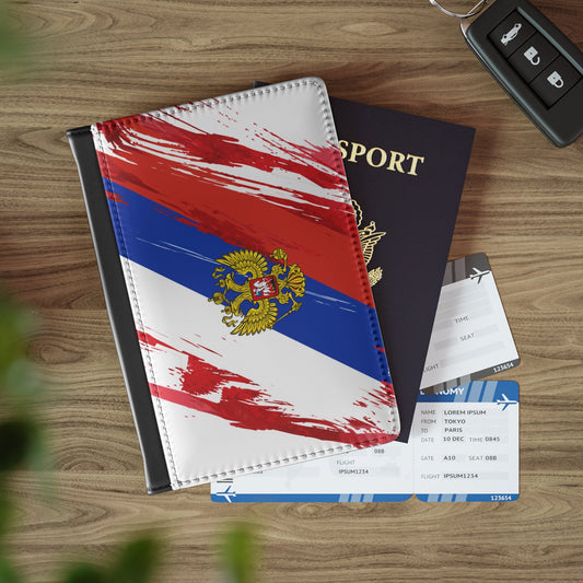 Russia Flag Passport Holder, traveler's and expats' essential, study abroad must-have, wanderlust accessory