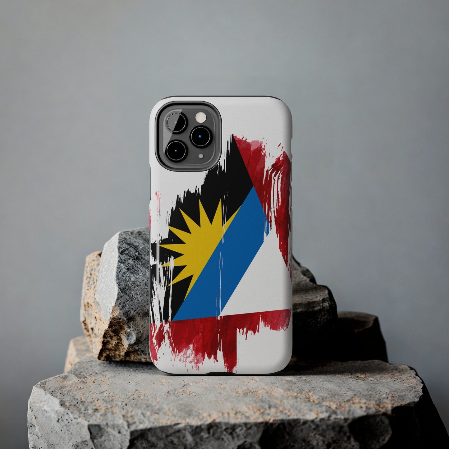 Antigua and Barbuda Flag iPhone Case iPhone 15 14 13 12 Mini 11 XR Xs X 8 7 SE iPhone Pro Max , Iphone cover, Iphone Tough Case