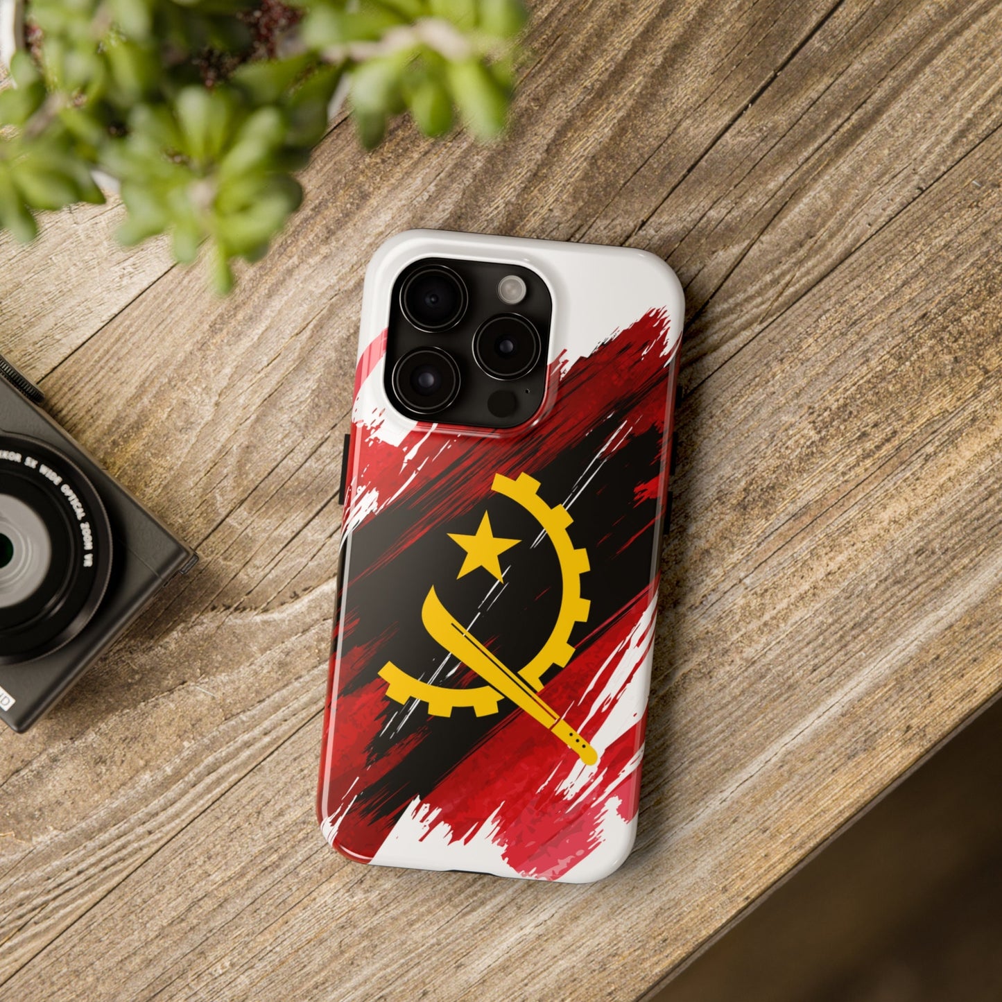 Angola Flag iPhone Case iPhone 15 14 13 12 Mini 11 XR Xs X 8 7 SE iPhone Pro Max , Iphone cover, Iphone Tough Case