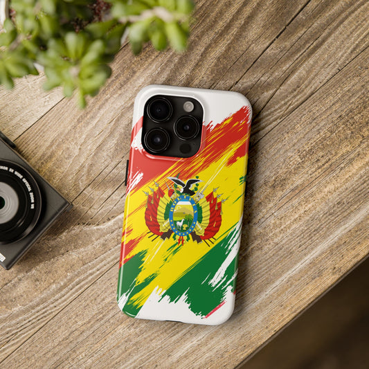 Bolivia Flag iPhone Case iPhone 15 14 13 12 Mini 11 XR Xs X 8 7 SE iPhone Pro Max , Iphone cover, Iphone Tough Case