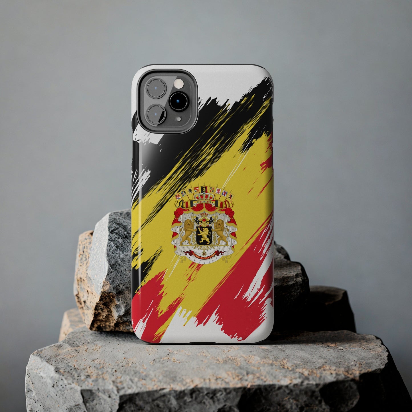 Belgium Flag iPhone Case iPhone 15 14 13 12 Mini 11 XR Xs X 8 7 SE iPhone Pro Max , Iphone cover, Iphone Tough Case