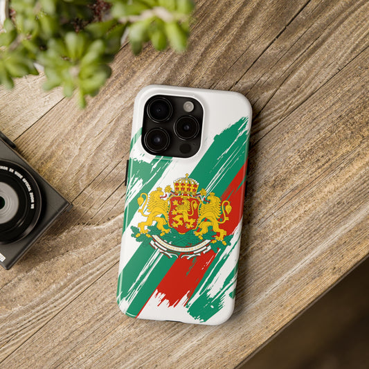 Bulgaria Flag iPhone Case iPhone 15 14 13 12 Mini 11 XR Xs X 8 7 SE iPhone Pro Max , Iphone cover, Iphone Tough Case