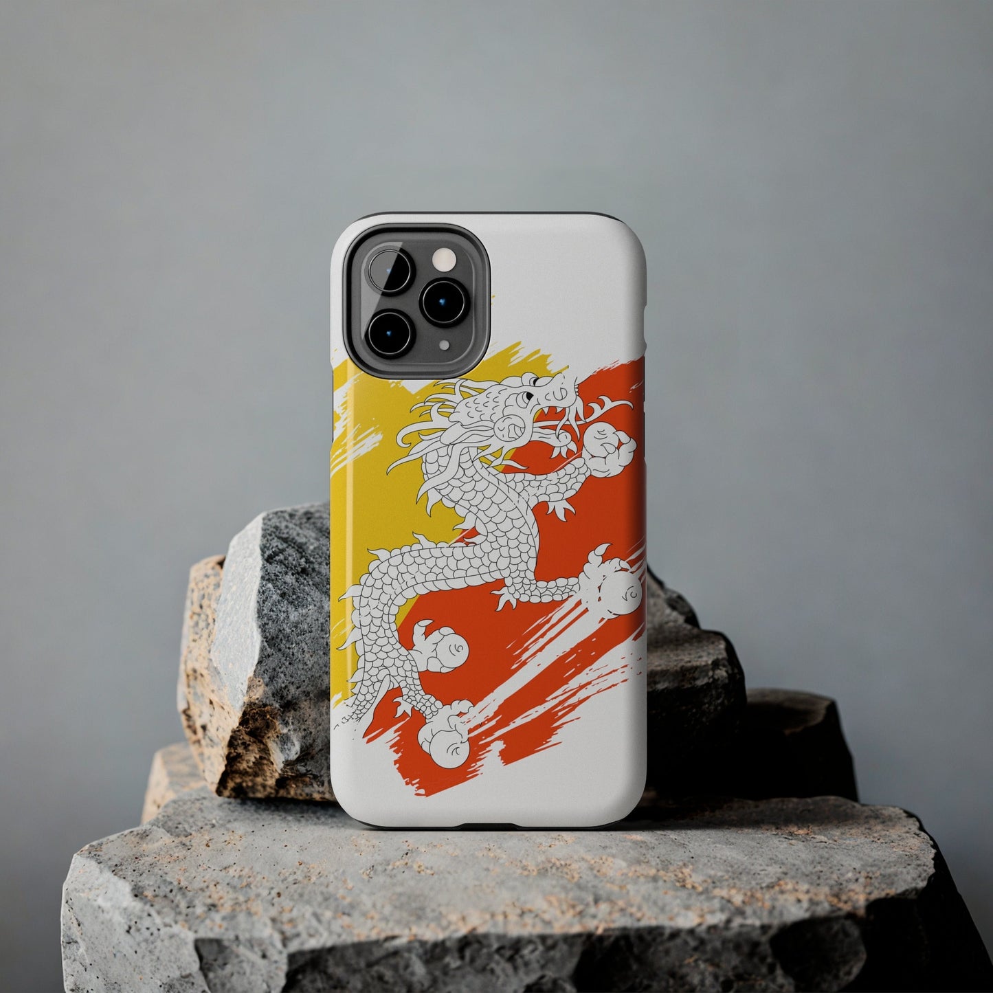 Bhutan Flag iPhone Case iPhone 15 14 13 12 Mini 11 XR Xs X 8 7 SE iPhone Pro Max , Iphone cover, Iphone Tough Case