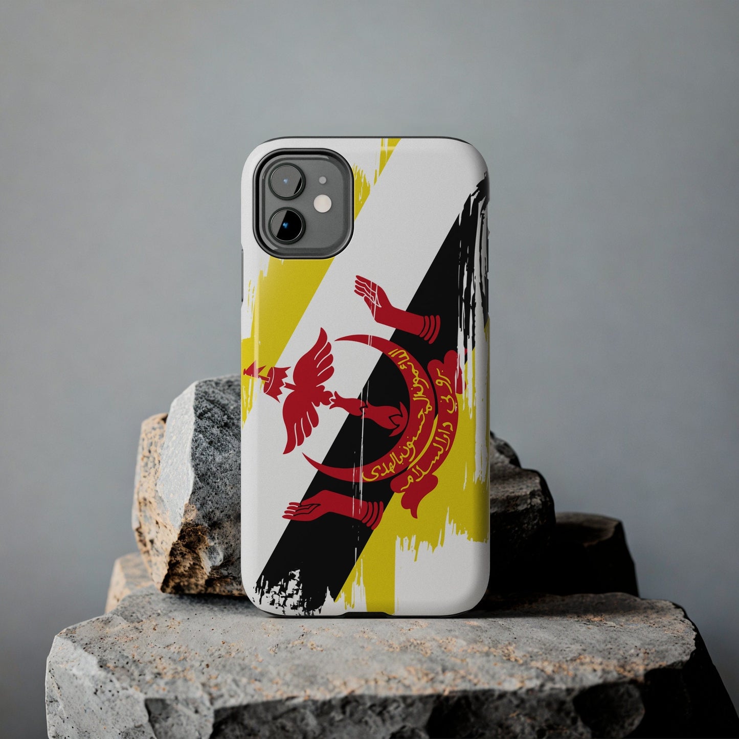 Brunei Flag iPhone Case iPhone 15 14 13 12 Mini 11 XR Xs X 8 7 SE iPhone Pro Max , Iphone cover, Iphone Tough Case