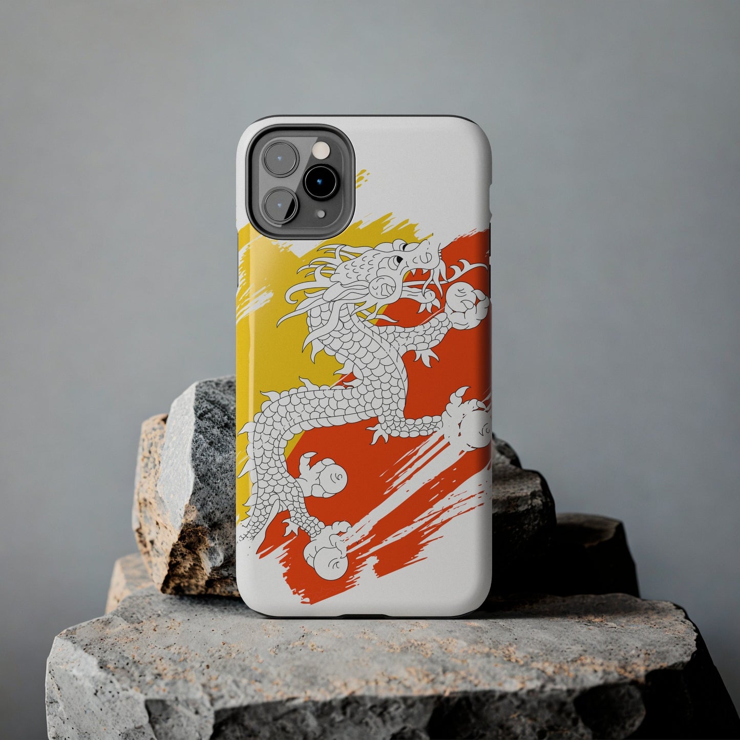 Bhutan Flag iPhone Case iPhone 15 14 13 12 Mini 11 XR Xs X 8 7 SE iPhone Pro Max , Iphone cover, Iphone Tough Case