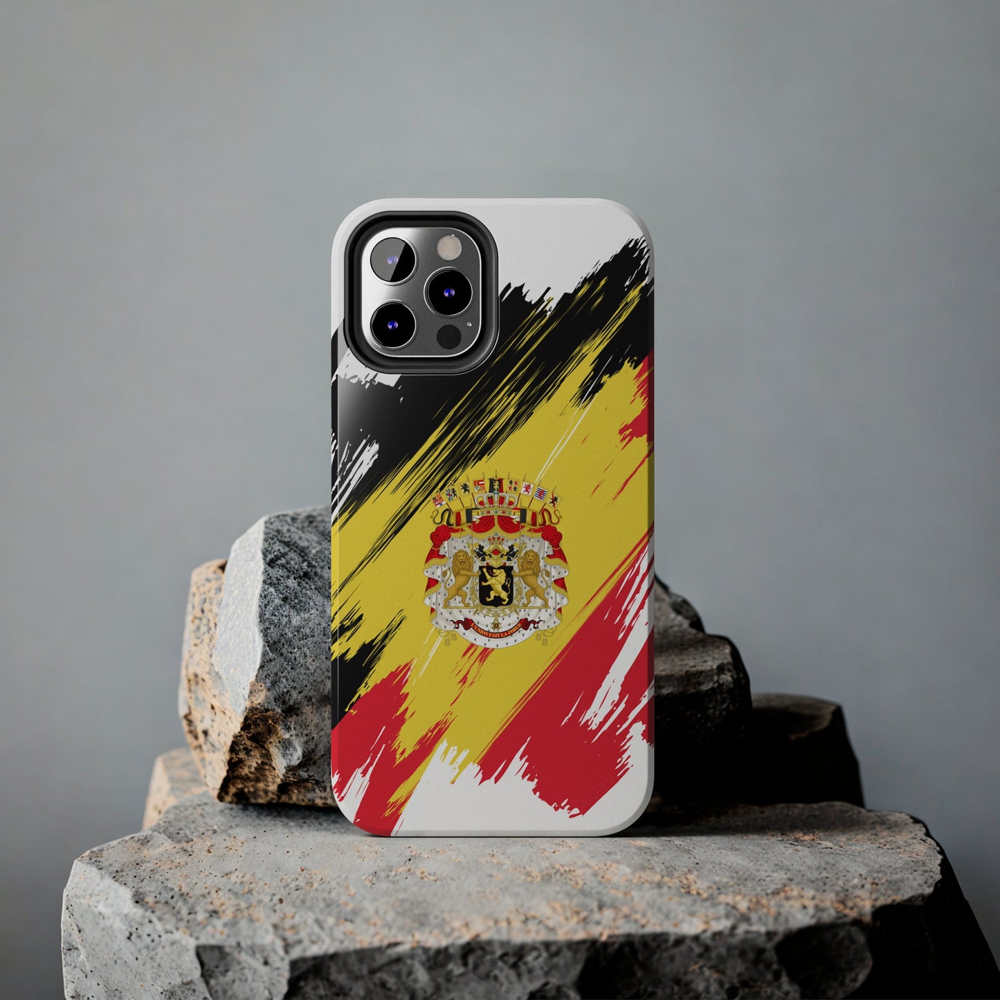 Belgium Flag iPhone Case iPhone 15 14 13 12 Mini 11 XR Xs X 8 7 SE iPhone Pro Max , Iphone cover, Iphone Tough Case