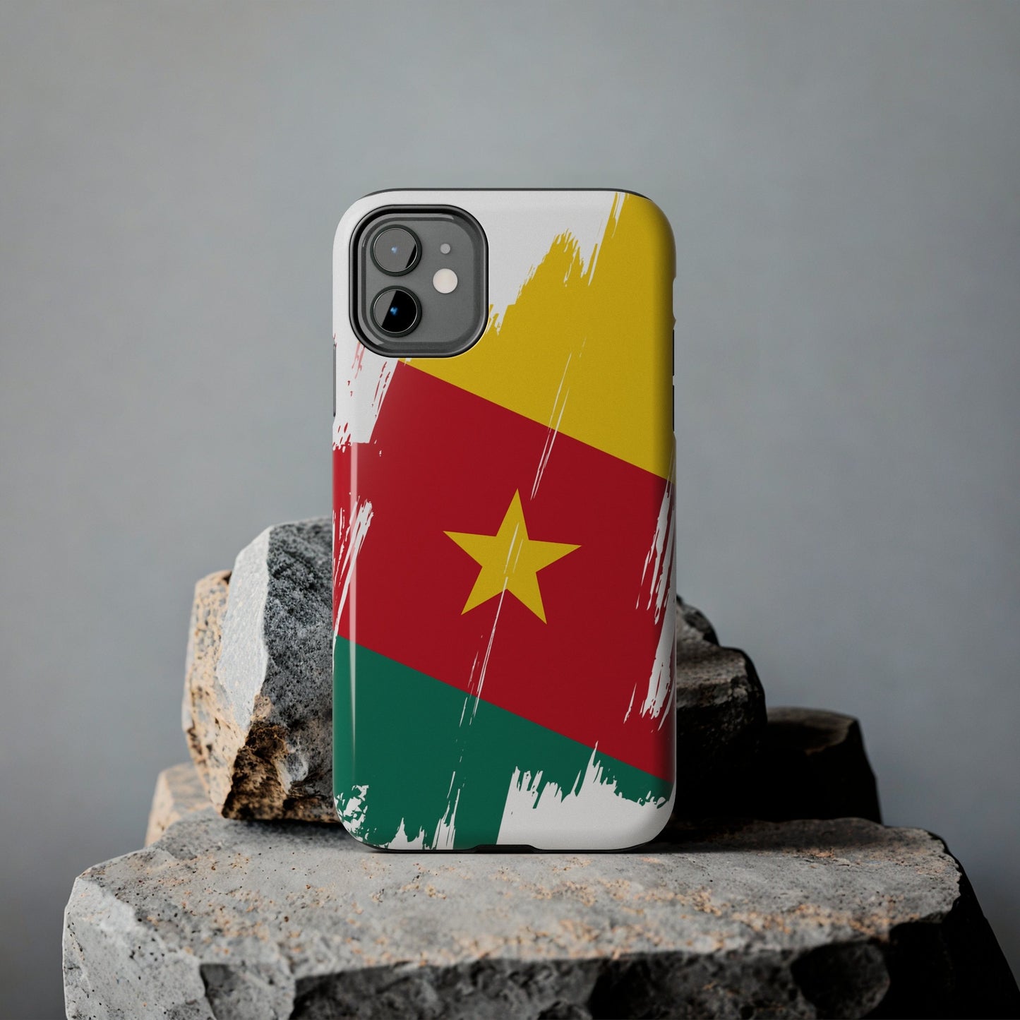 Cameroon Flag iPhone Case iPhone 15 14 13 12 Mini 11 XR Xs X 8 7 SE iPhone Pro Max , Iphone cover, Iphone Tough Case