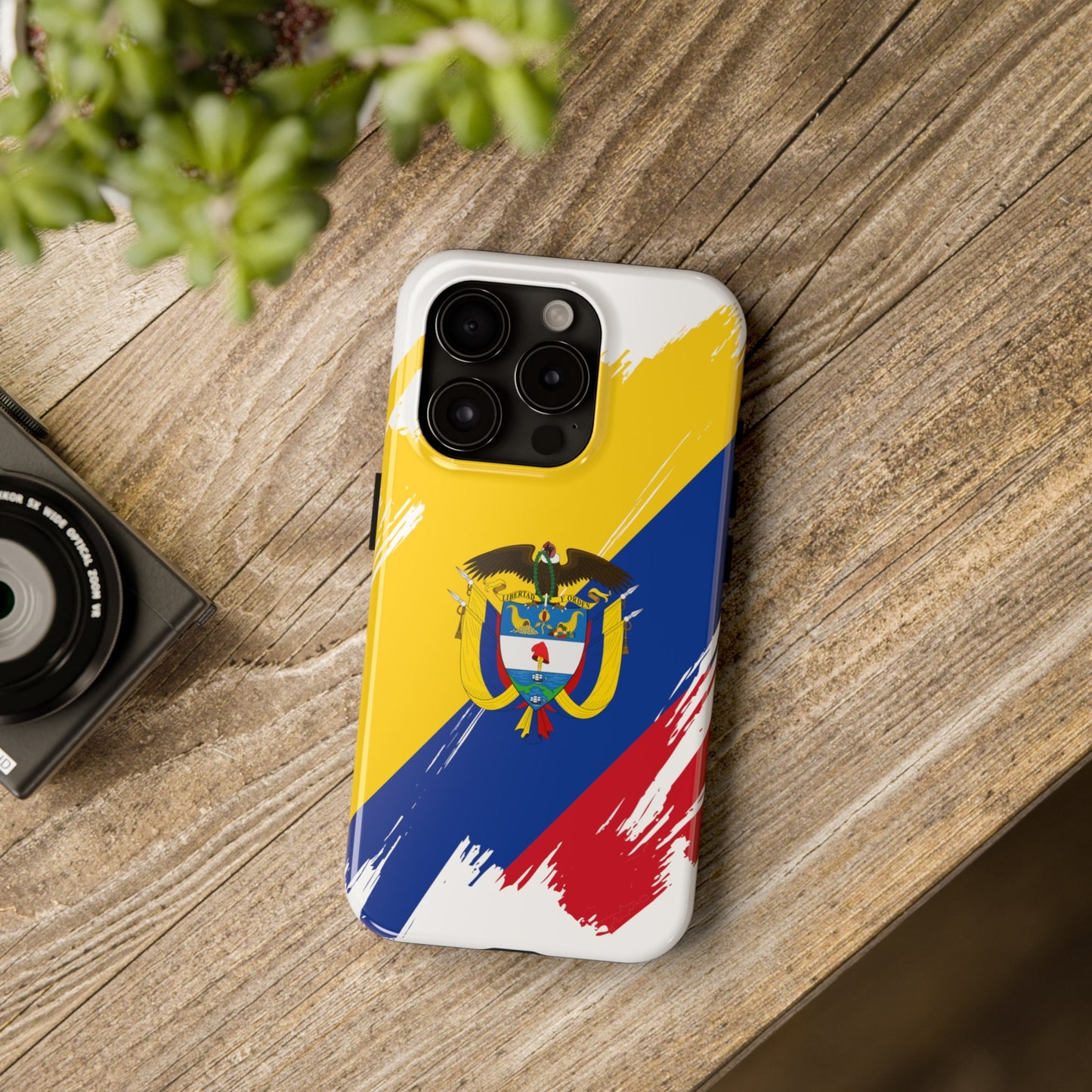 Colombia Flag iPhone Case iPhone 15 14 13 12 Mini 11 XR Xs X 8 7 SE iPhone Pro Max , Iphone cover, Iphone Tough Case