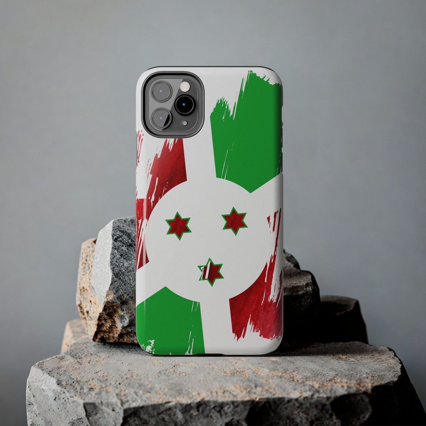 Burundi Flag iPhone Case iPhone 15 14 13 12 Mini 11 XR Xs X 8 7 SE iPhone Pro Max , Iphone cover, Iphone Tough Case