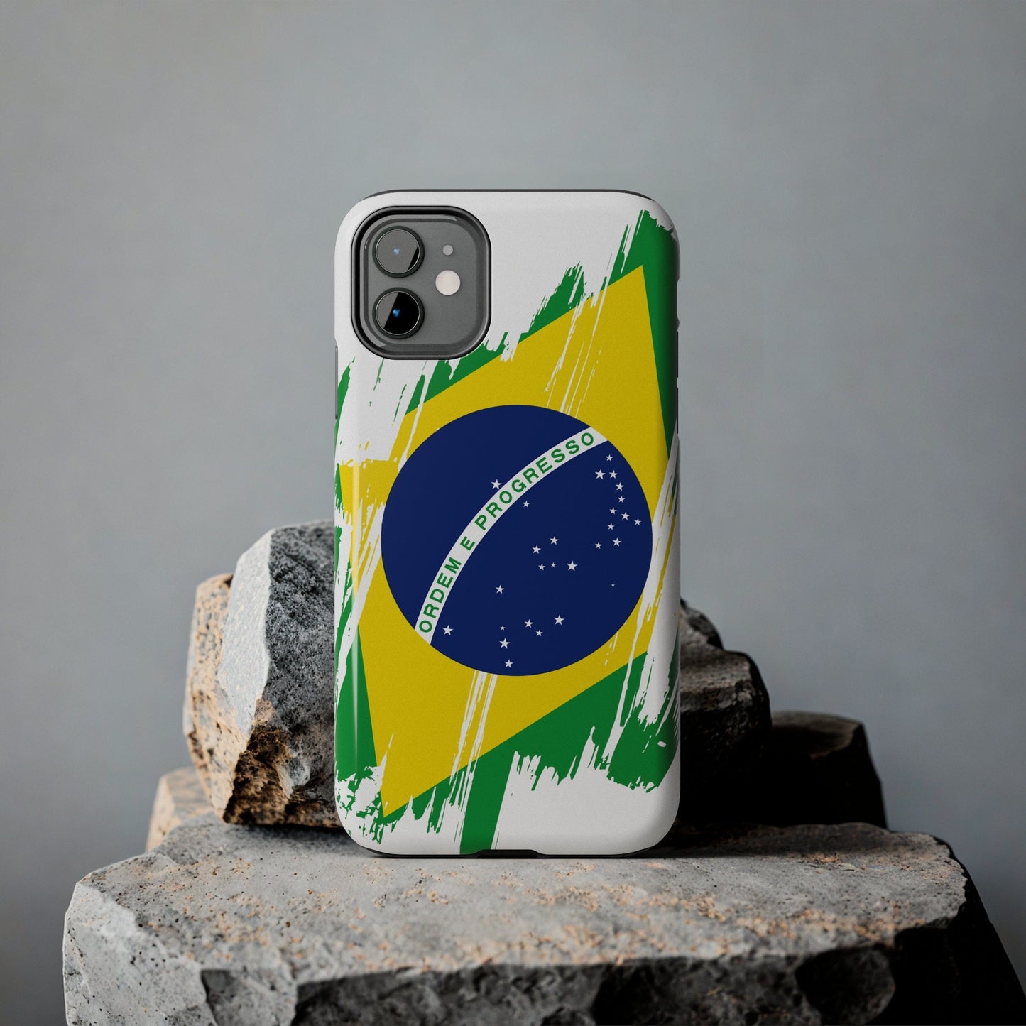 Brazil Flag iPhone Case iPhone 15 14 13 12 Mini 11 XR Xs X 8 7 SE iPhone Pro Max , Iphone cover, Iphone Tough Case