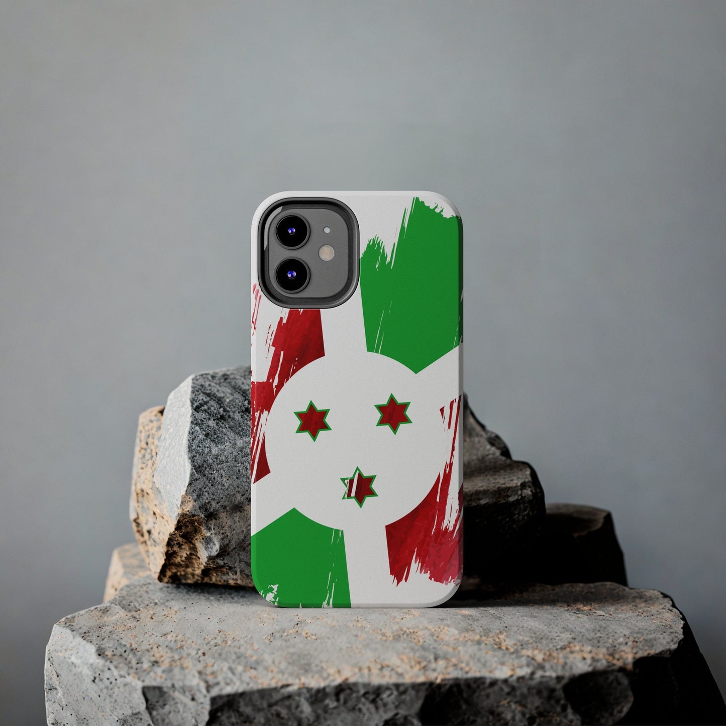 Burundi Flag iPhone Case iPhone 15 14 13 12 Mini 11 XR Xs X 8 7 SE iPhone Pro Max , Iphone cover, Iphone Tough Case