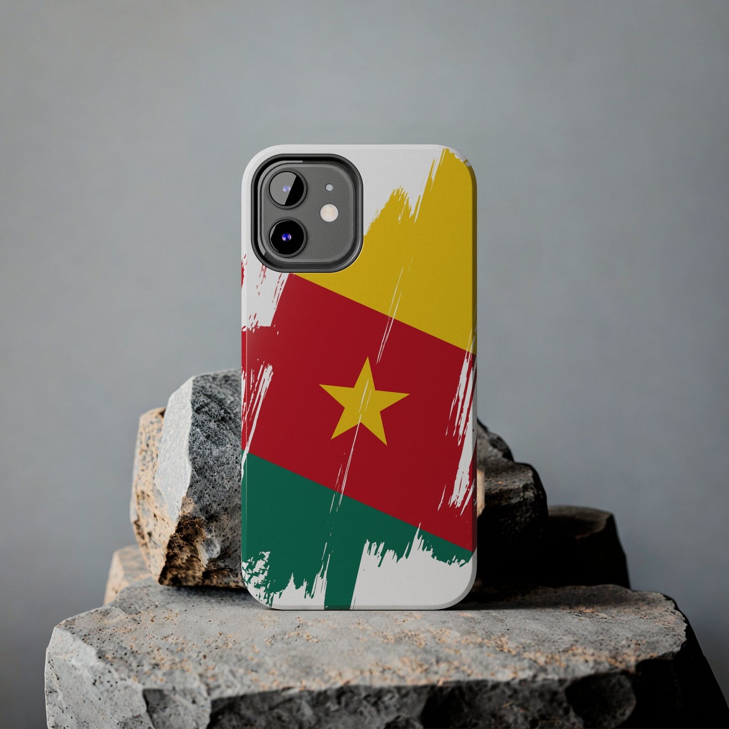 Cameroon Flag iPhone Case iPhone 15 14 13 12 Mini 11 XR Xs X 8 7 SE iPhone Pro Max , Iphone cover, Iphone Tough Case