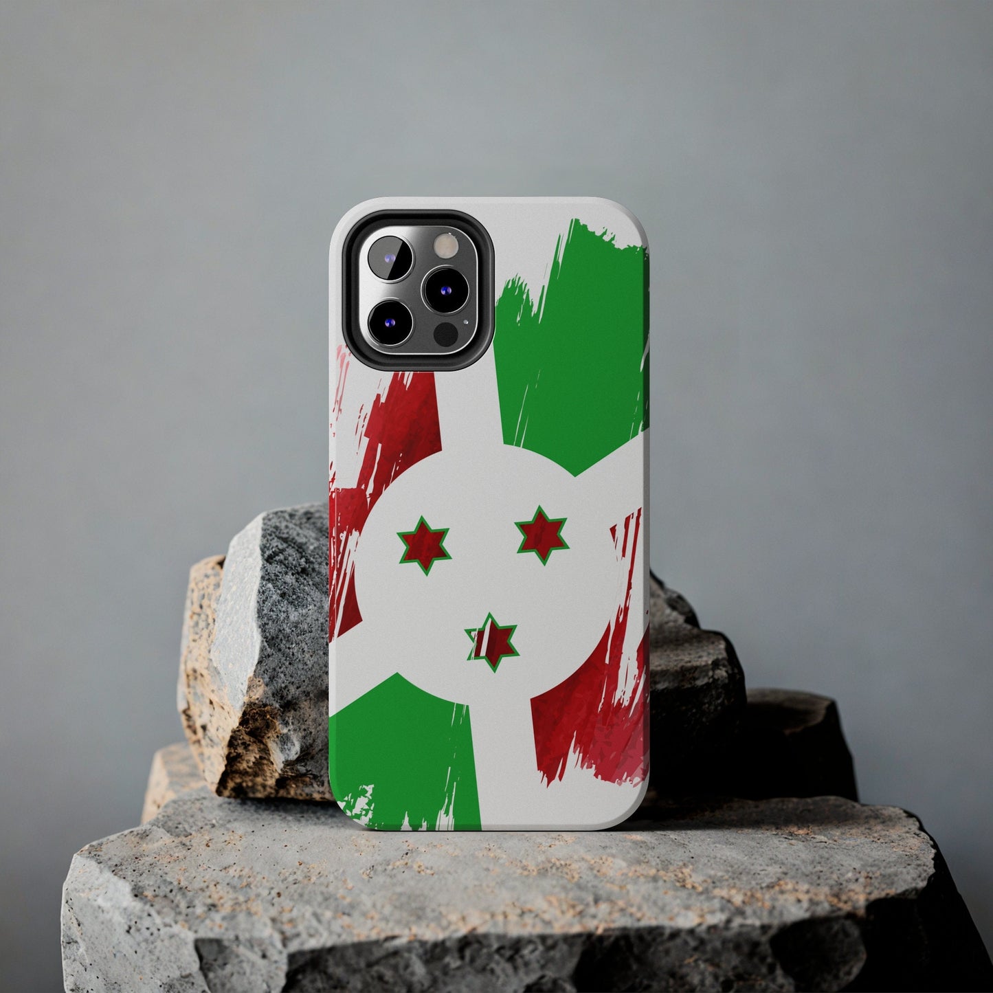 Burundi Flag iPhone Case iPhone 15 14 13 12 Mini 11 XR Xs X 8 7 SE iPhone Pro Max , Iphone cover, Iphone Tough Case