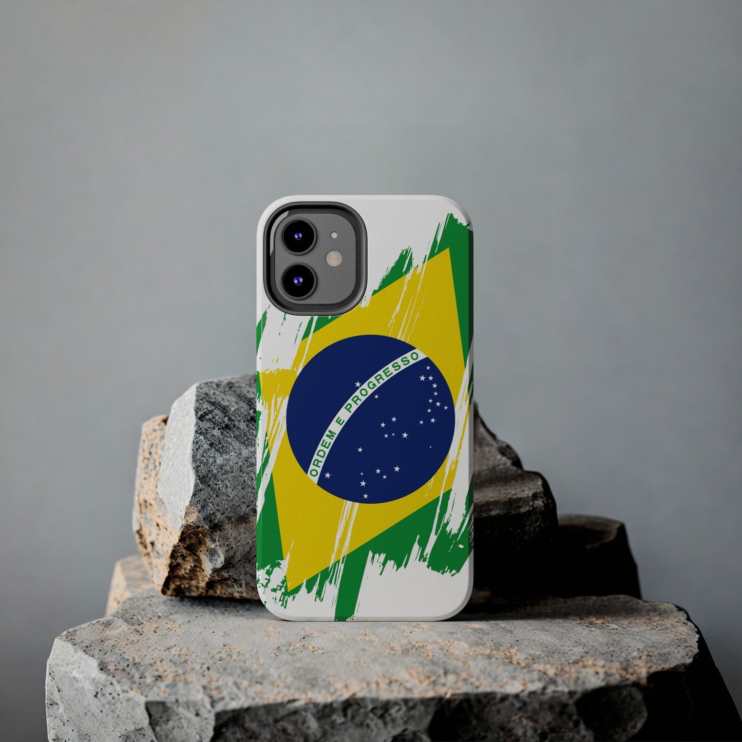 Brazil Flag iPhone Case iPhone 15 14 13 12 Mini 11 XR Xs X 8 7 SE iPhone Pro Max , Iphone cover, Iphone Tough Case