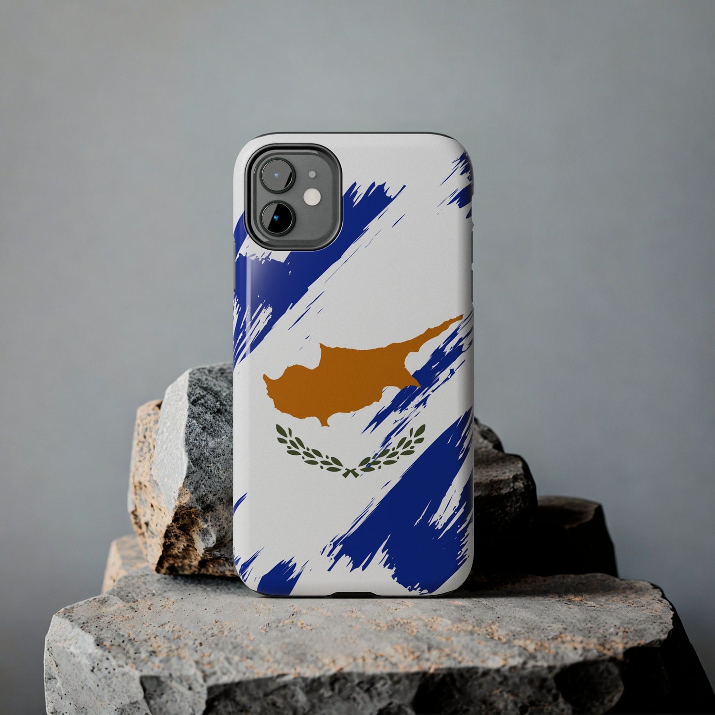 Cyprus Flag iPhone Case iPhone 15 14 13 12 Mini 11 XR Xs X 8 7 SE iPhone Pro Max , Iphone cover, Iphone Tough Case