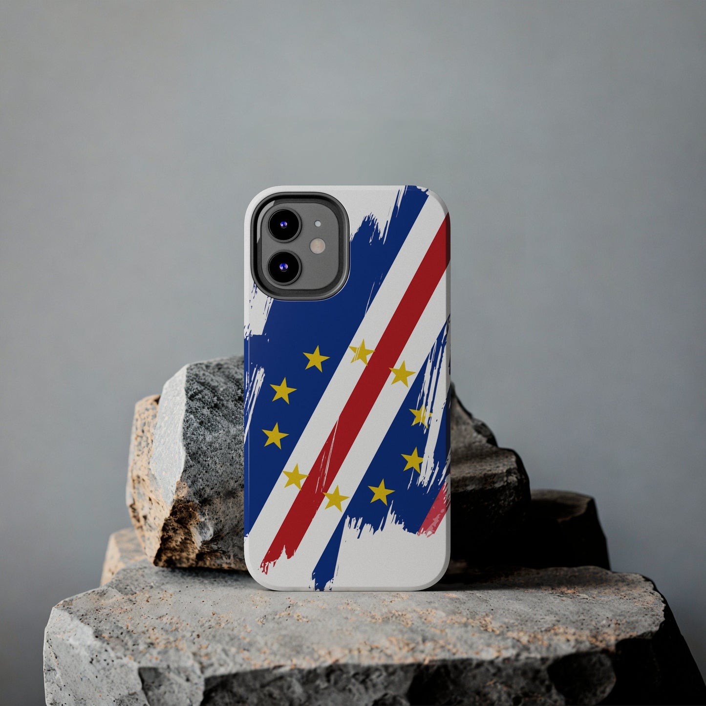 Cabo Verde Flag iPhone Case iPhone 15 14 13 12 Mini 11 XR Xs X 8 7 SE iPhone Pro Max , Iphone cover, Iphone Tough Case