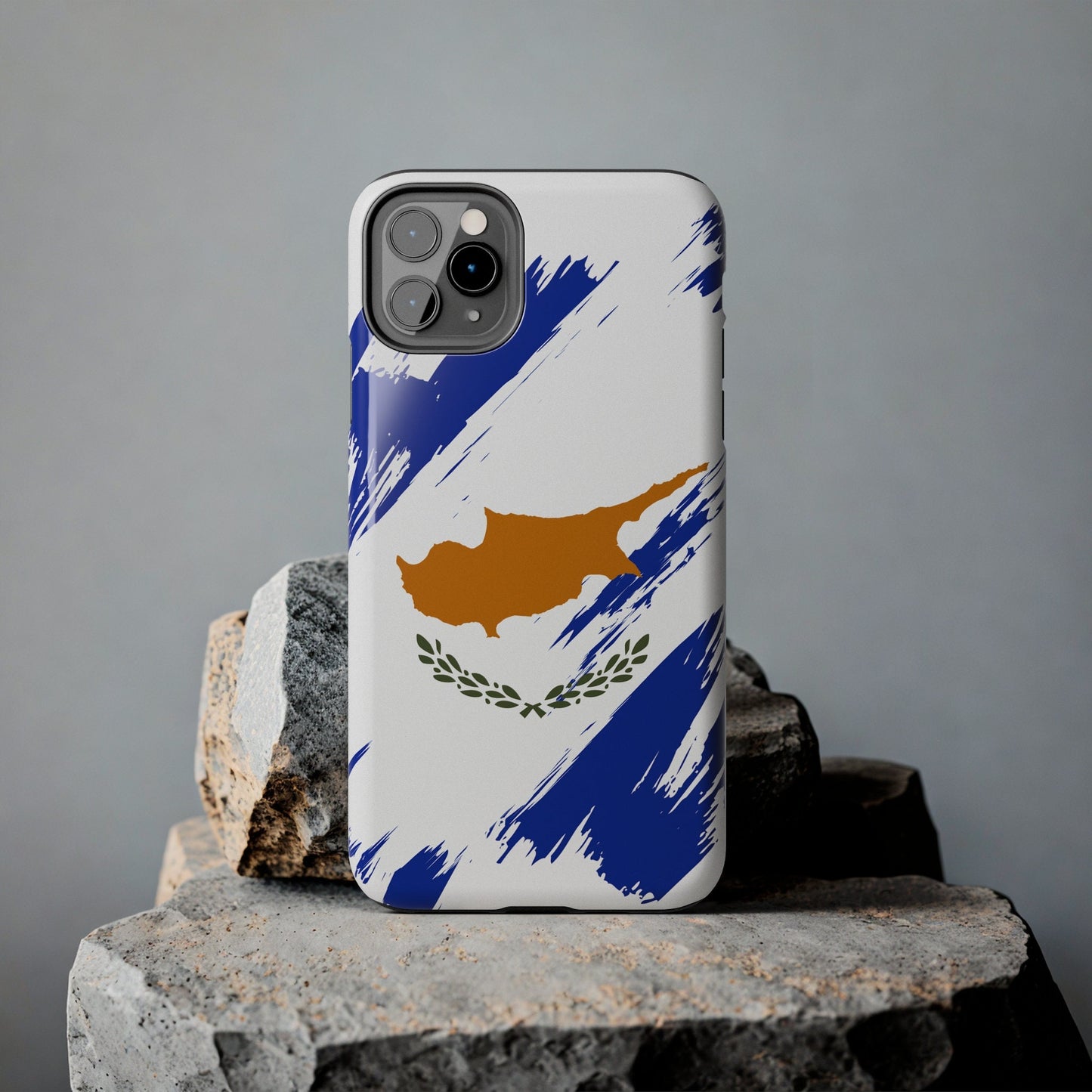 Cyprus Flag iPhone Case iPhone 15 14 13 12 Mini 11 XR Xs X 8 7 SE iPhone Pro Max , Iphone cover, Iphone Tough Case