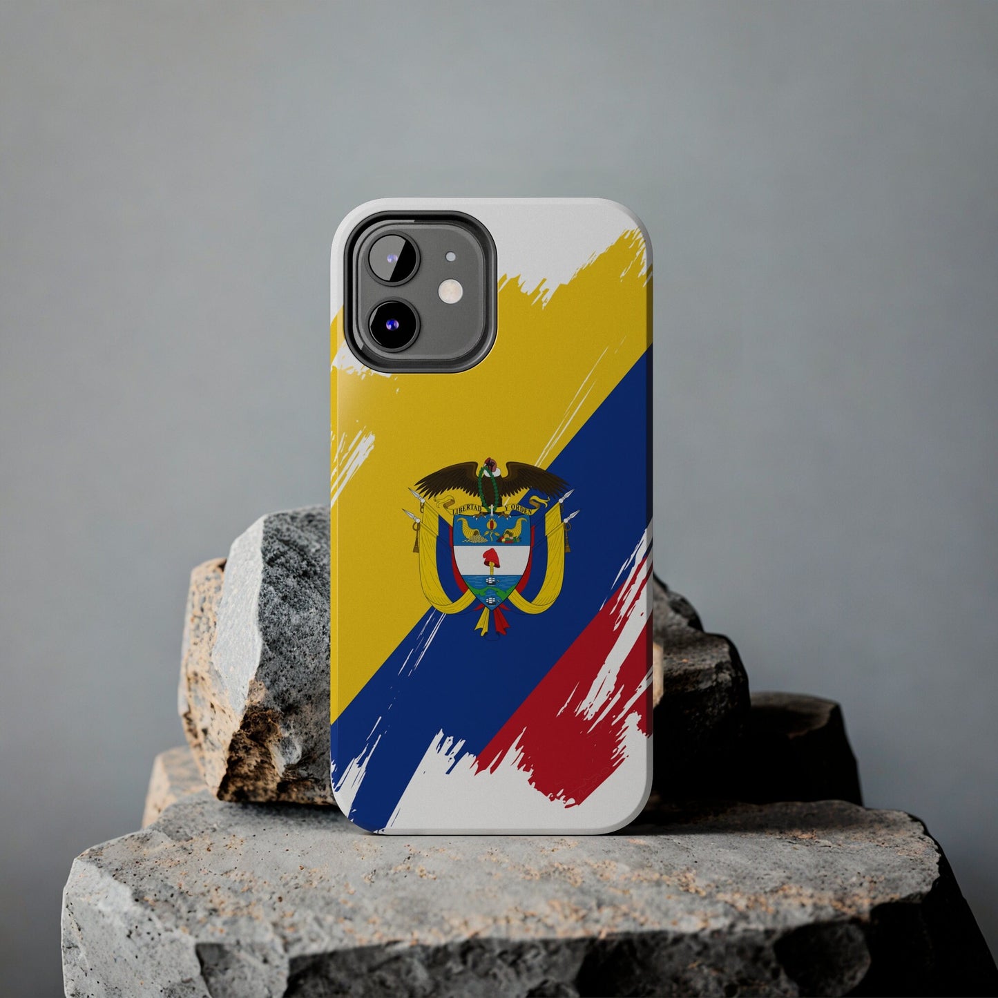 Colombia Flag iPhone Case iPhone 15 14 13 12 Mini 11 XR Xs X 8 7 SE iPhone Pro Max , Iphone cover, Iphone Tough Case