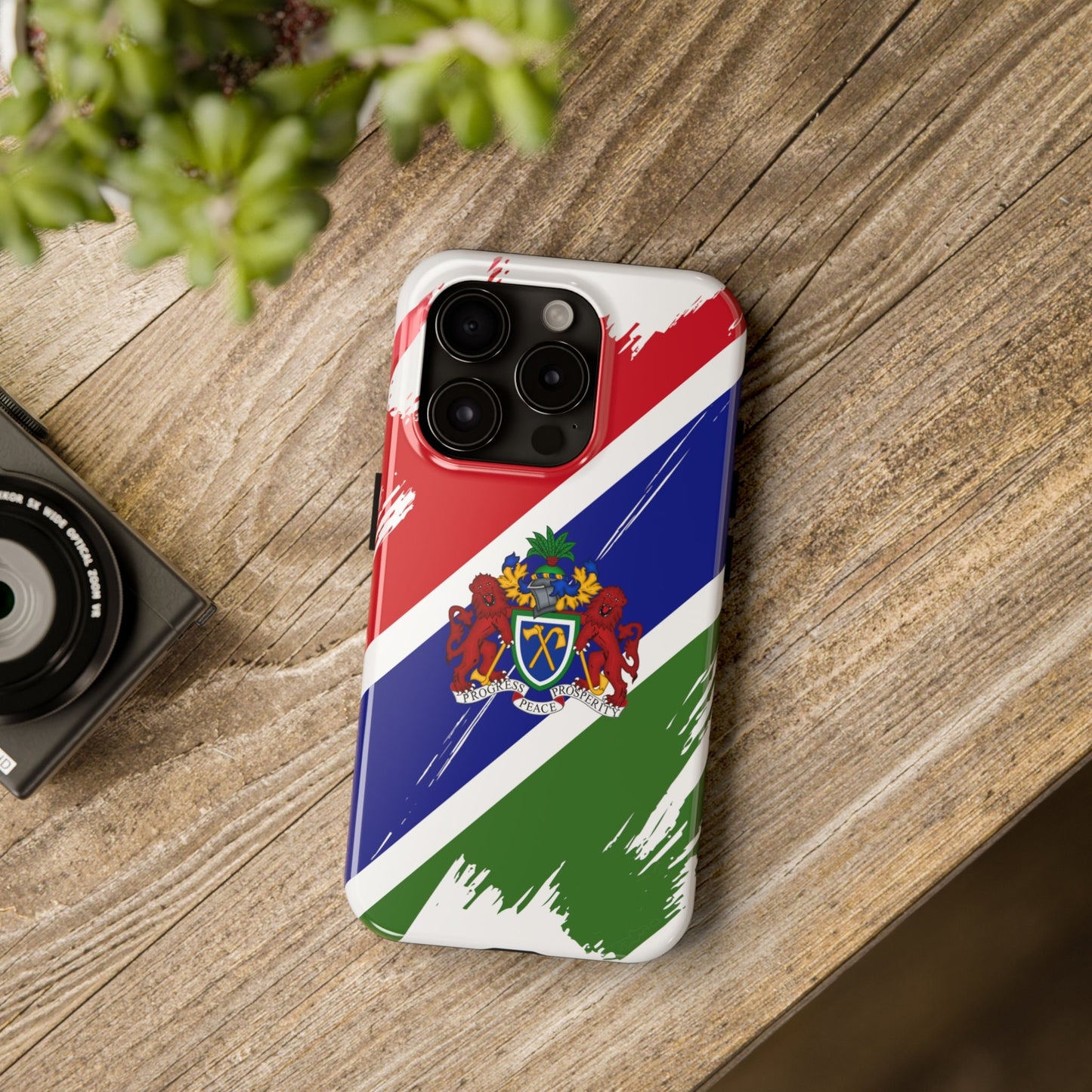 Gambia Flag iPhone Case iPhone 15 14 13 12 Mini 11 XR Xs X 8 7 SE iPhone Pro Max , Iphone cover, Iphone Tough Case