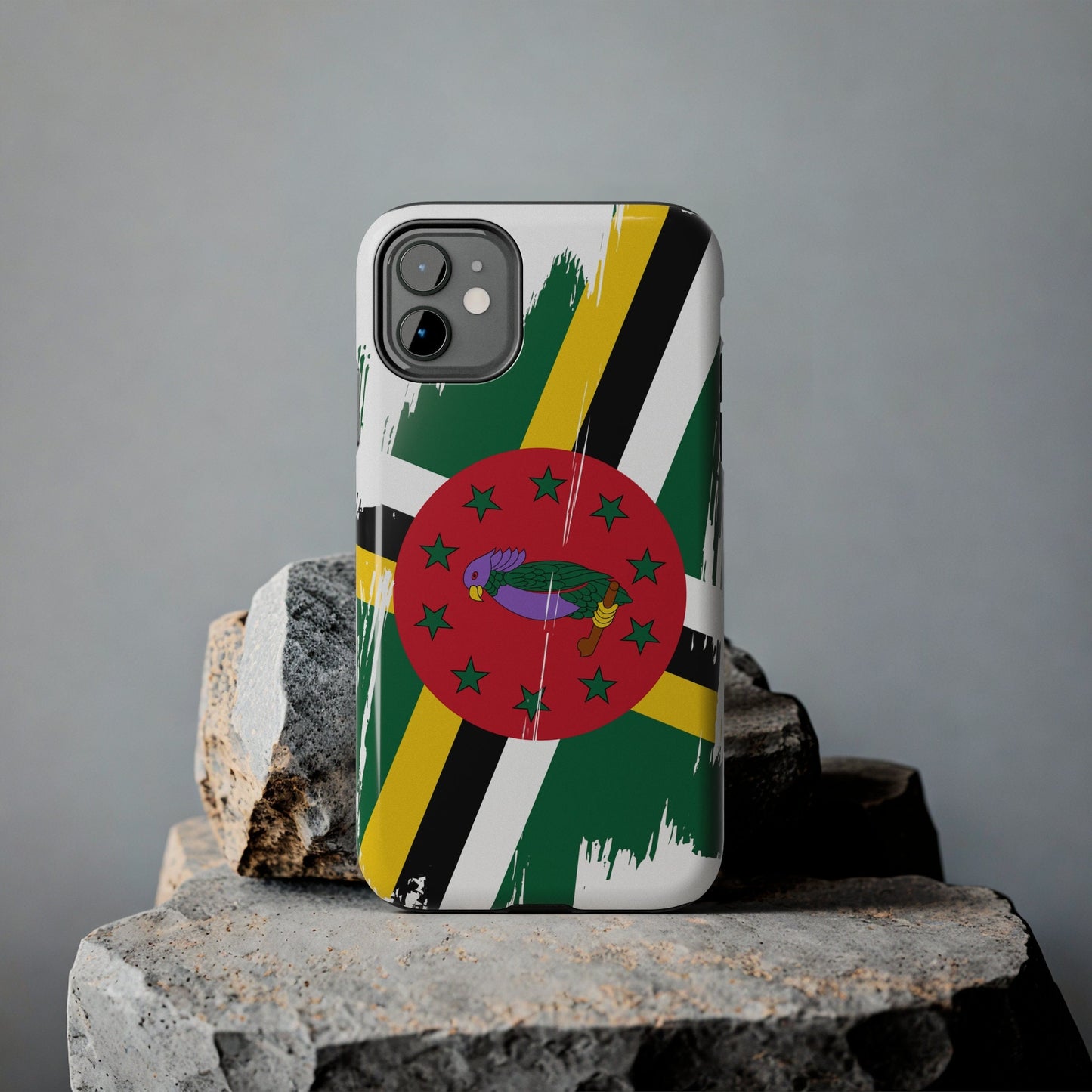 Dominica Flag iPhone Case iPhone 15 14 13 12 Mini 11 XR Xs X 8 7 SE iPhone Pro Max , Iphone cover, Iphone Tough Case