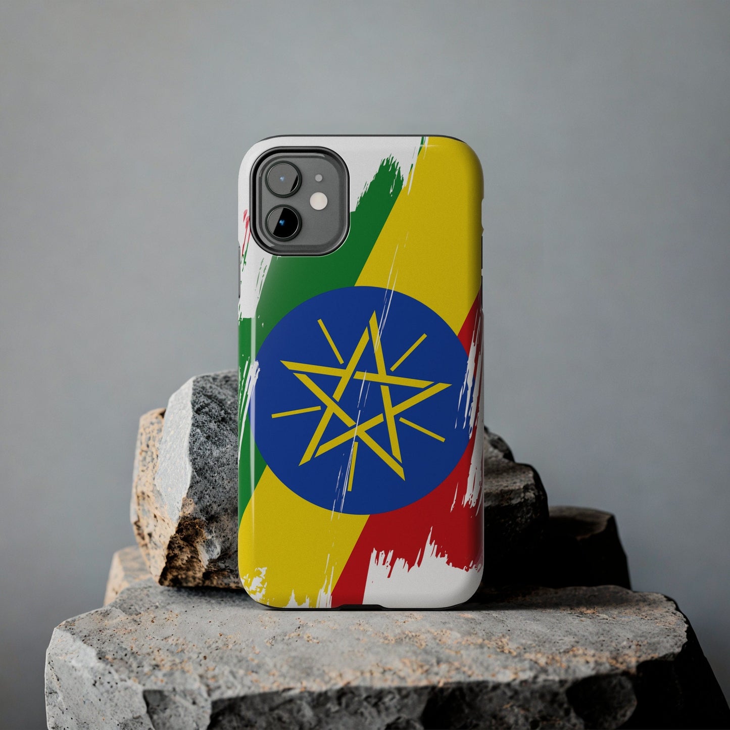 Ethiopia Flag iPhone Case iPhone 15 14 13 12 Mini 11 XR Xs X 8 7 SE iPhone Pro Max , Iphone cover, Iphone Tough Case