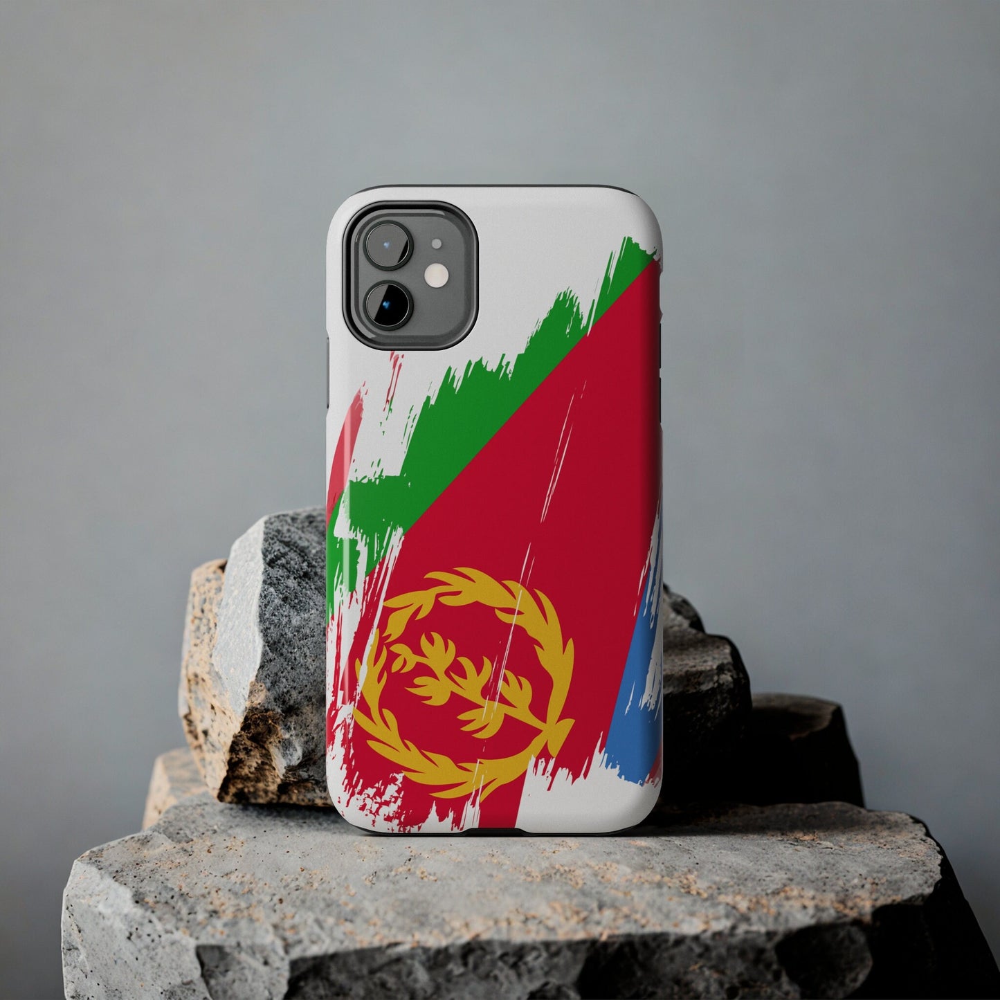 Eritrea Flag iPhone Case iPhone 15 14 13 12 Mini 11 XR Xs X 8 7 SE iPhone Pro Max , Iphone cover, Iphone Tough Case