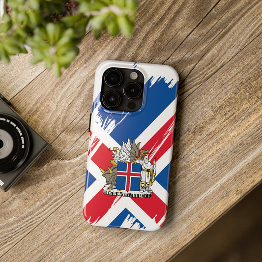 Iceland Flag iPhone Case iPhone 15 14 13 12 Mini 11 XR Xs X 8 7 SE iPhone Pro Max , Iphone cover, Iphone Tough Case