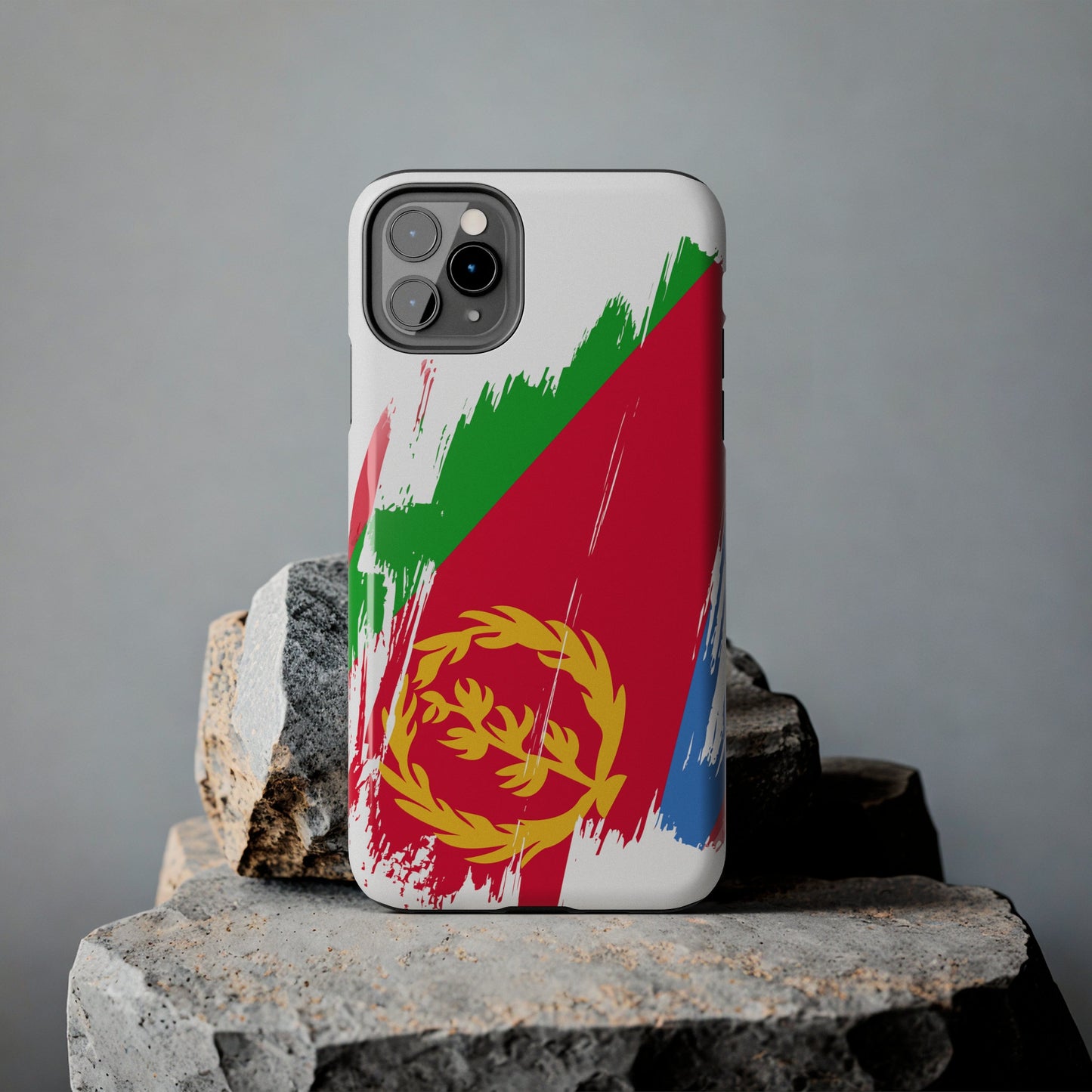 Eritrea Flag iPhone Case iPhone 15 14 13 12 Mini 11 XR Xs X 8 7 SE iPhone Pro Max , Iphone cover, Iphone Tough Case