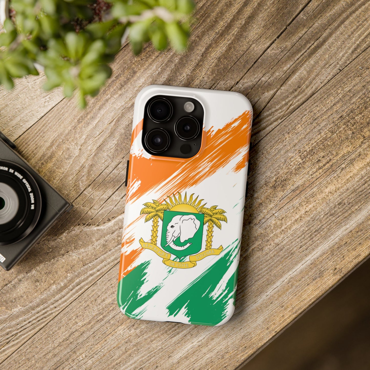 Ivory Coast Flag iPhone Case iPhone 15 14 13 12 Mini 11 XR Xs X 8 7 SE iPhone Pro Max , Iphone cover, Iphone Tough Case