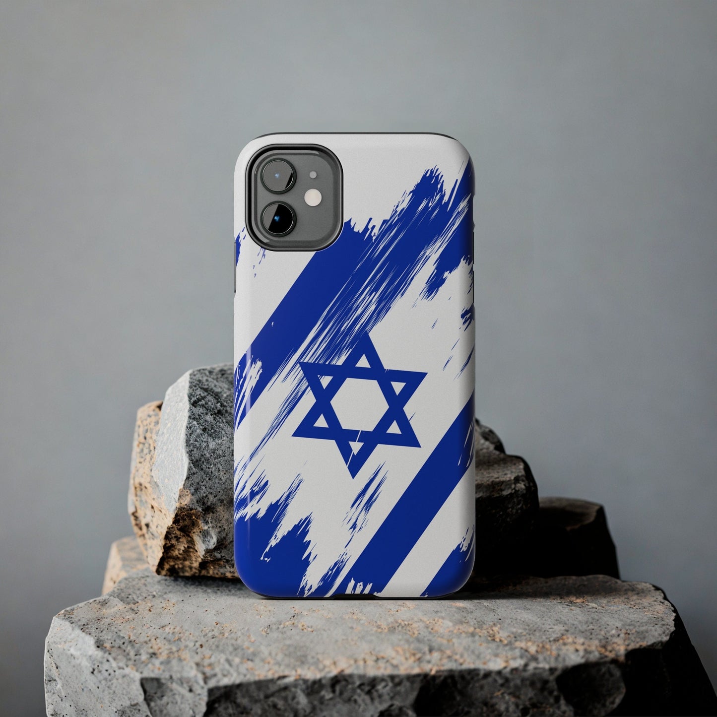 Israel Flag iPhone Case iPhone 15 14 13 12 Mini 11 XR Xs X 8 7 SE iPhone Pro Max , Iphone cover, Iphone Tough Case