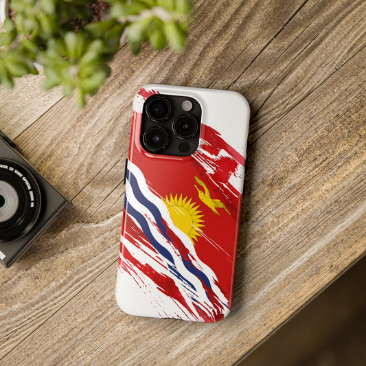 Kiribati Flag iPhone Case iPhone 15 14 13 12 Mini 11 XR Xs X 8 7 SE iPhone Pro Max , Iphone cover, Iphone Tough Case