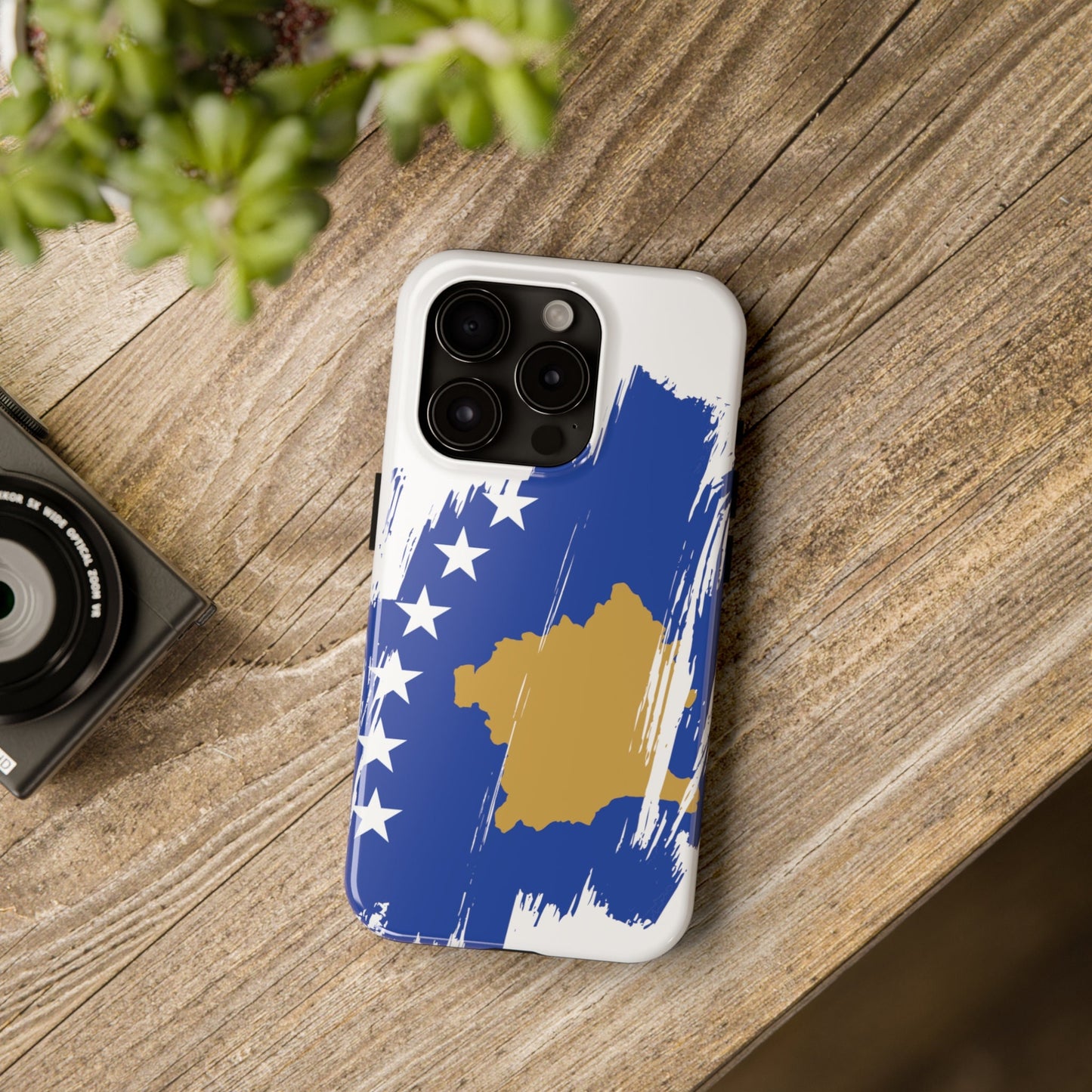 Kosovo Flag iPhone Case iPhone 15 14 13 12 Mini 11 XR Xs X 8 7 SE iPhone Pro Max , Iphone cover, Iphone Tough Case