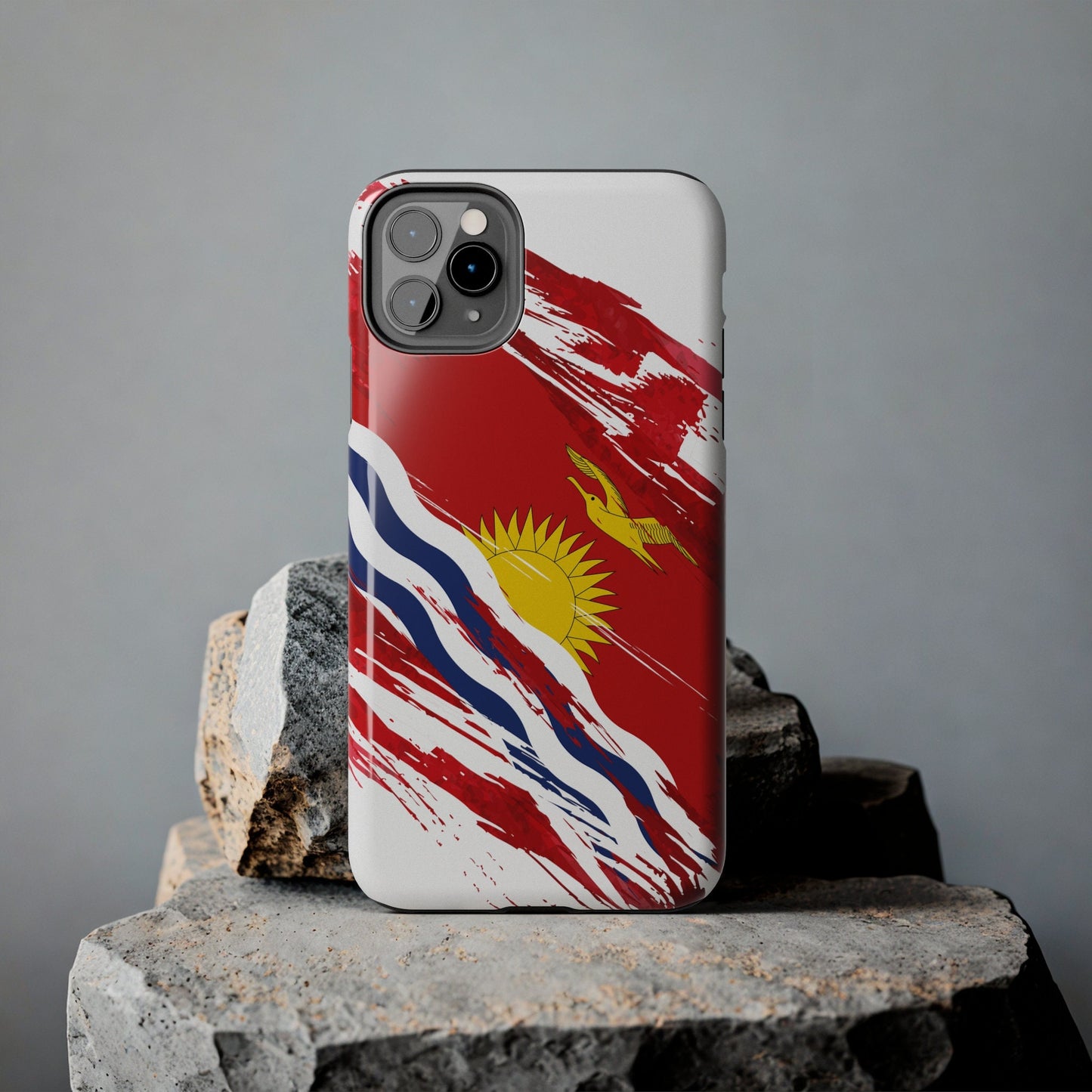 Kiribati Flag iPhone Case iPhone 15 14 13 12 Mini 11 XR Xs X 8 7 SE iPhone Pro Max , Iphone cover, Iphone Tough Case