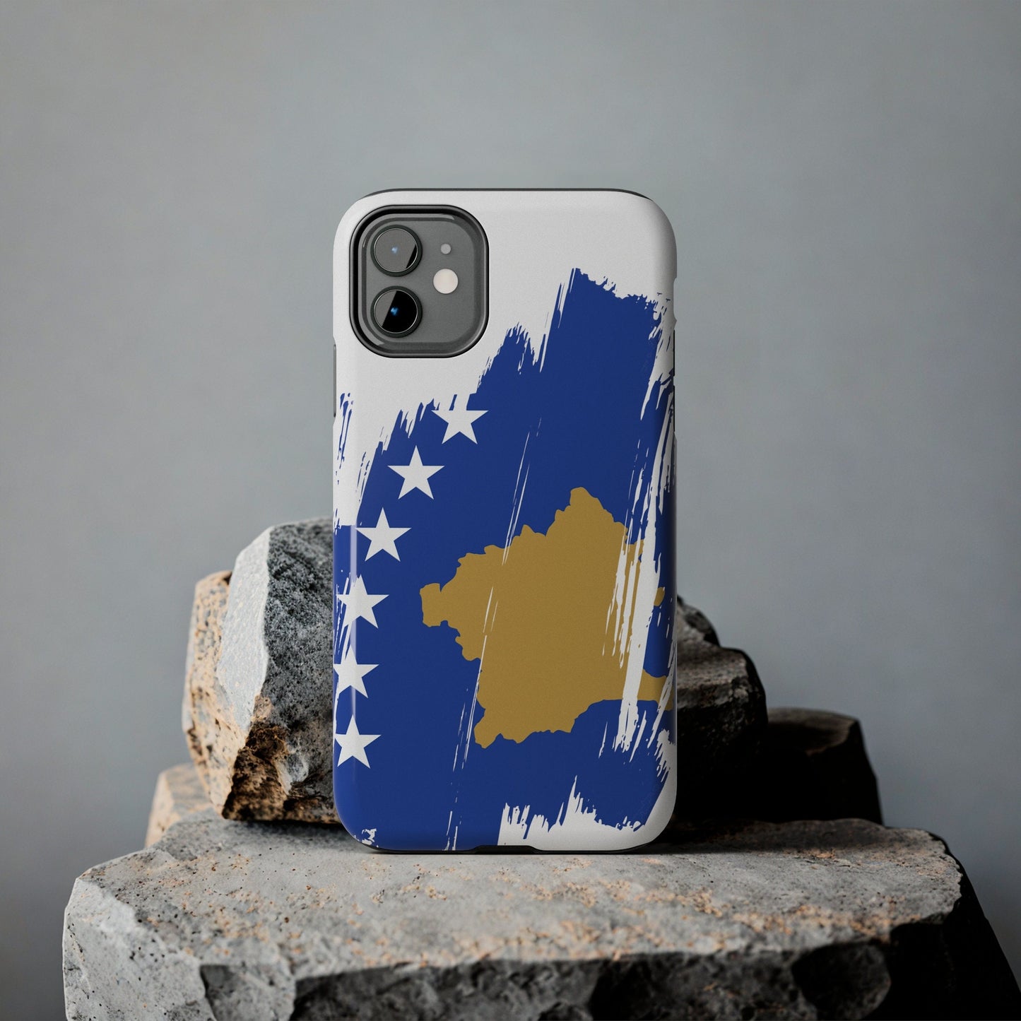 Kosovo Flag iPhone Case iPhone 15 14 13 12 Mini 11 XR Xs X 8 7 SE iPhone Pro Max , Iphone cover, Iphone Tough Case