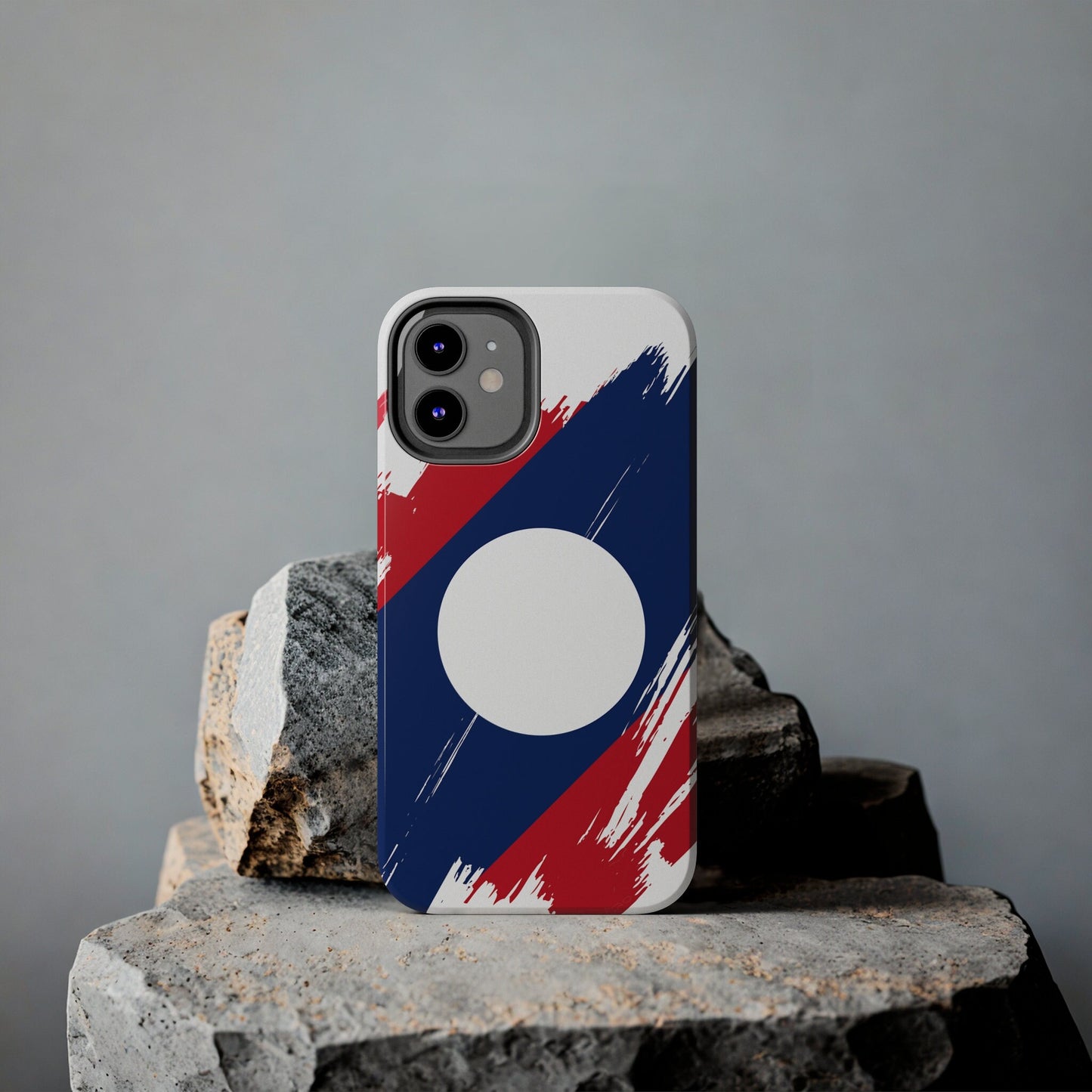Laos Flag iPhone Case iPhone 15 14 13 12 Mini 11 XR Xs X 8 7 SE iPhone Pro Max , Iphone cover, Iphone Tough Case