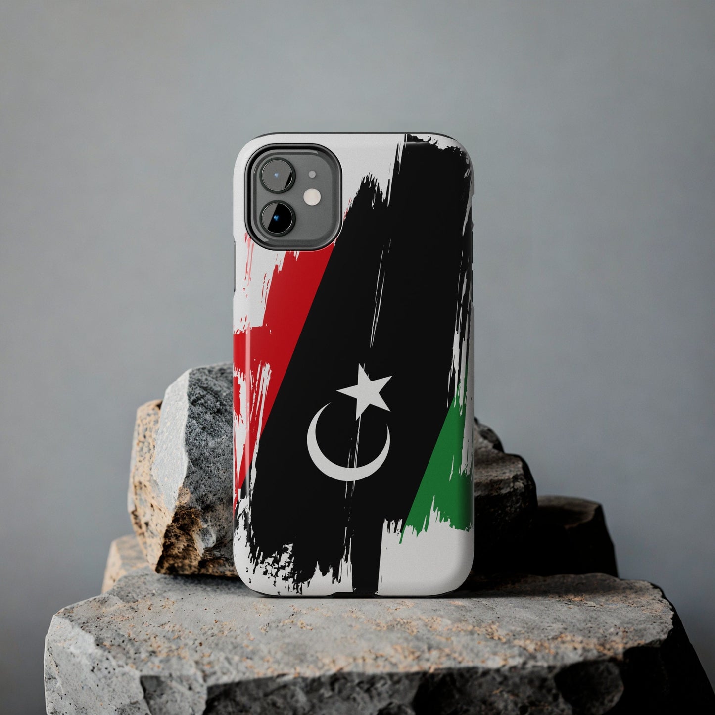 Libya Flag iPhone Case iPhone 15 14 13 12 Mini 11 XR Xs X 8 7 SE iPhone Pro Max , Iphone cover, Iphone Tough Case