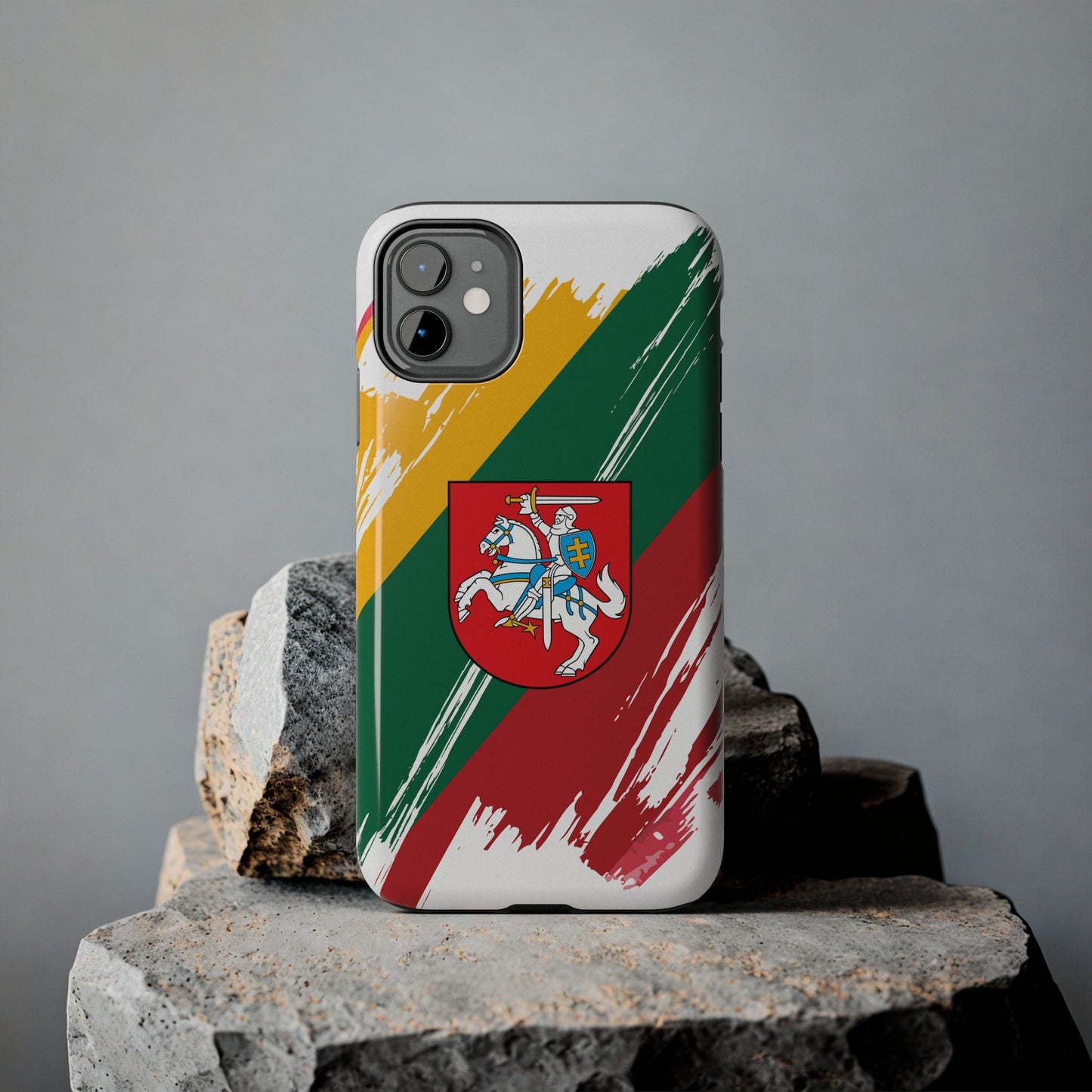 Lithuania Flag iPhone Case iPhone 15 14 13 12 Mini 11 XR Xs X 8 7 SE iPhone Pro Max , Iphone cover, Iphone Tough Case
