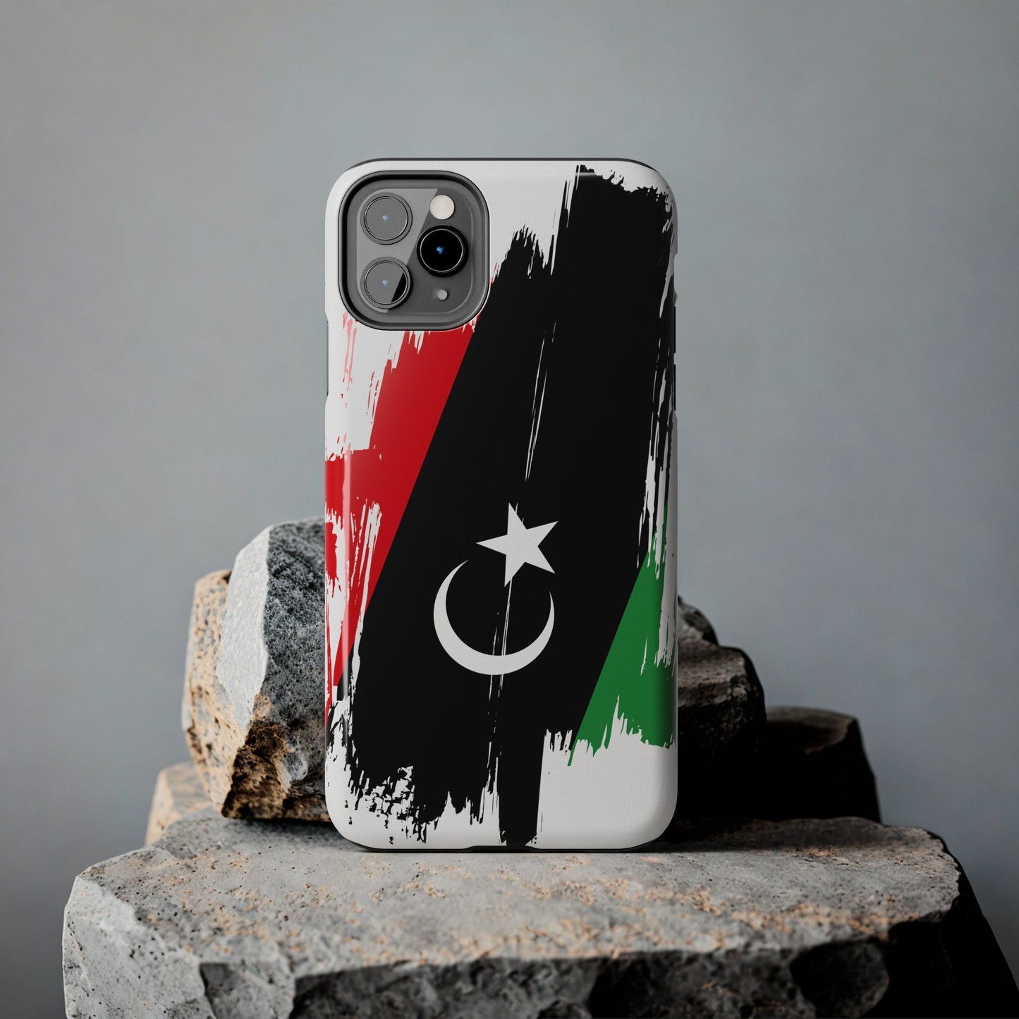 Libya Flag iPhone Case iPhone 15 14 13 12 Mini 11 XR Xs X 8 7 SE iPhone Pro Max , Iphone cover, Iphone Tough Case