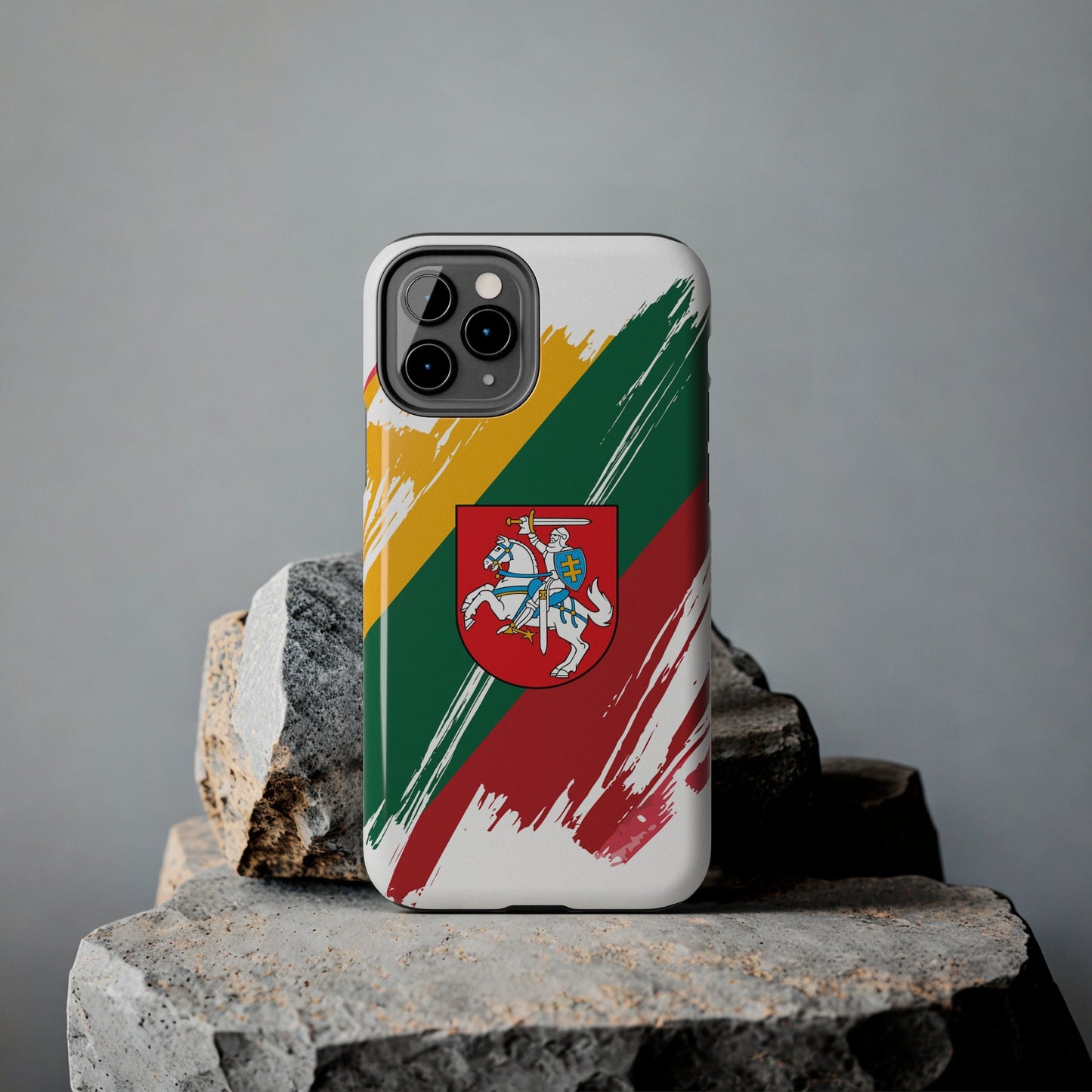 Lithuania Flag iPhone Case iPhone 15 14 13 12 Mini 11 XR Xs X 8 7 SE iPhone Pro Max , Iphone cover, Iphone Tough Case