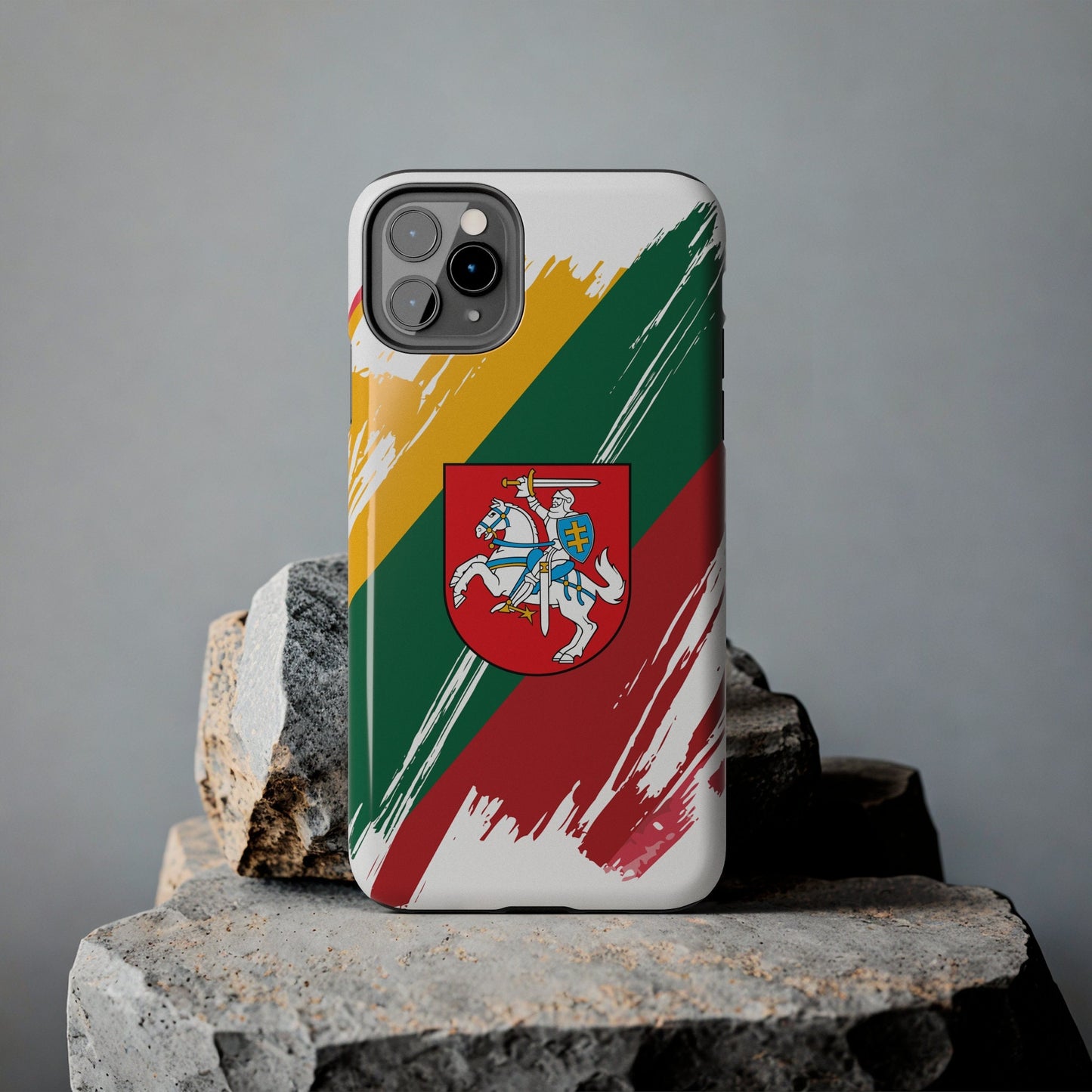 Lithuania Flag iPhone Case iPhone 15 14 13 12 Mini 11 XR Xs X 8 7 SE iPhone Pro Max , Iphone cover, Iphone Tough Case