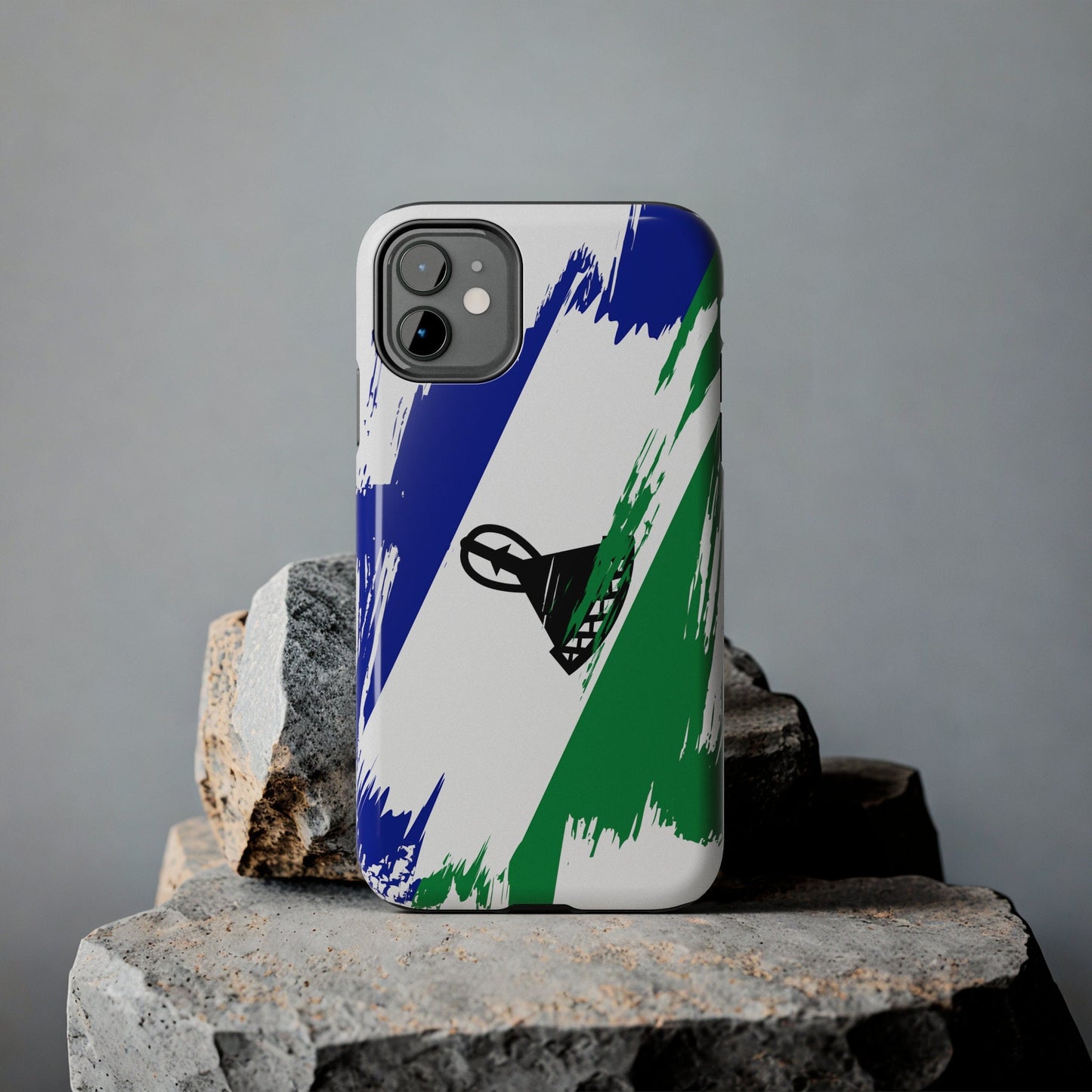 Lesotho Flag iPhone Case iPhone 15 14 13 12 Mini 11 XR Xs X 8 7 SE iPhone Pro Max , Iphone cover, Iphone Tough Case