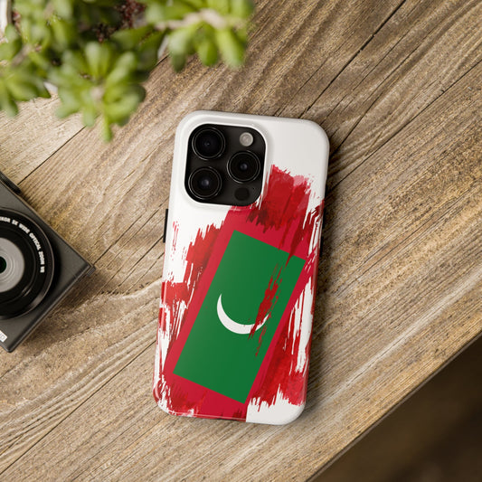 Maldives Flag iPhone Case iPhone 15 14 13 12 Mini 11 XR Xs X 8 7 SE iPhone Pro Max , Iphone cover, Iphone Tough Case