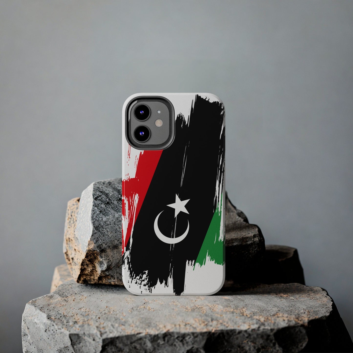 Libya Flag iPhone Case iPhone 15 14 13 12 Mini 11 XR Xs X 8 7 SE iPhone Pro Max , Iphone cover, Iphone Tough Case