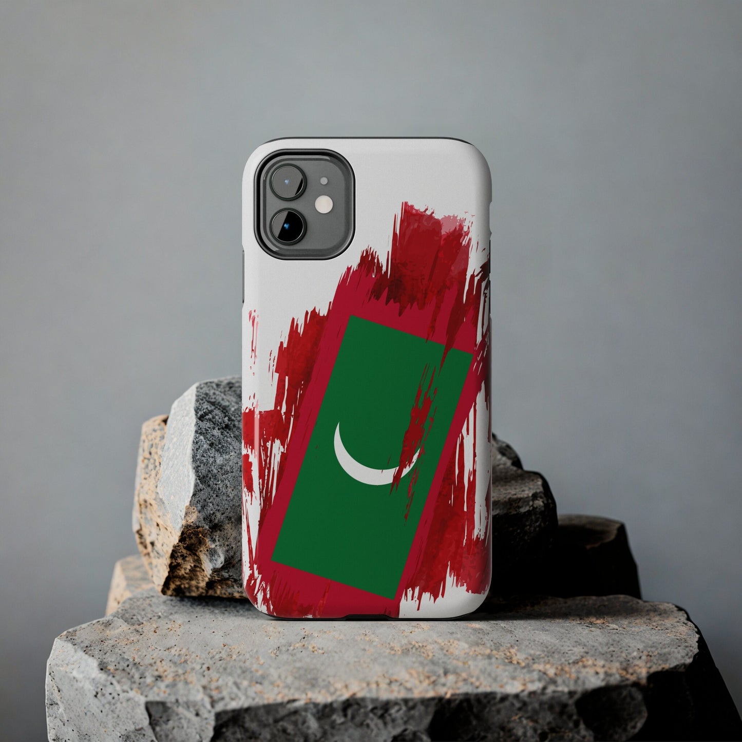 Maldives Flag iPhone Case iPhone 15 14 13 12 Mini 11 XR Xs X 8 7 SE iPhone Pro Max , Iphone cover, Iphone Tough Case