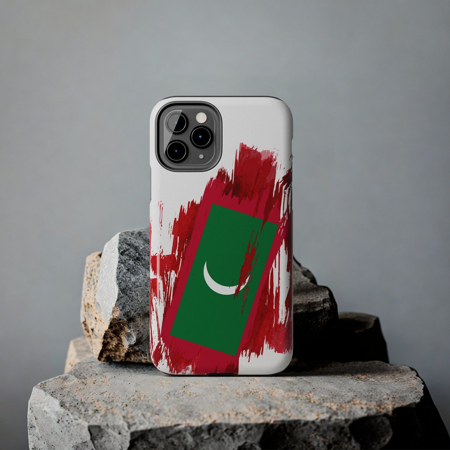 Maldives Flag iPhone Case iPhone 15 14 13 12 Mini 11 XR Xs X 8 7 SE iPhone Pro Max , Iphone cover, Iphone Tough Case