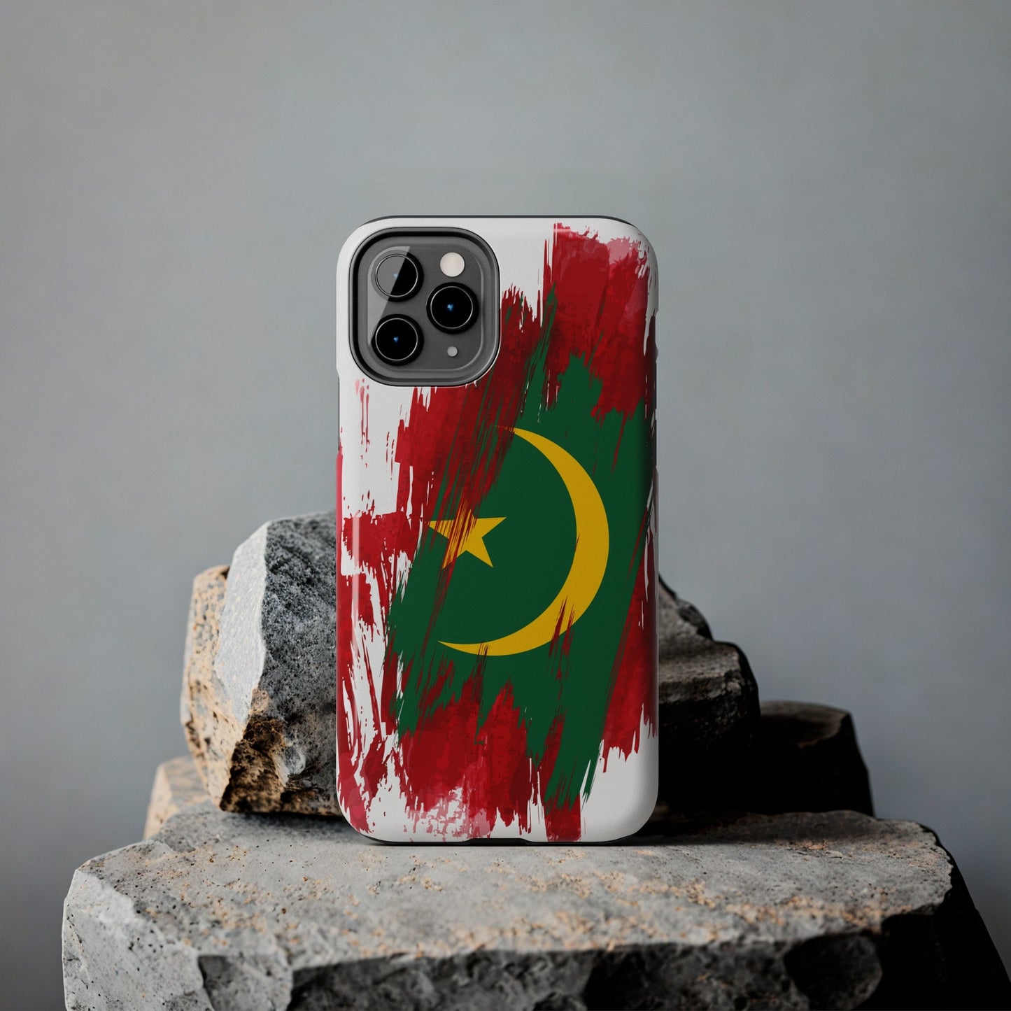 Mauritania Flag iPhone Case iPhone 15 14 13 12 Mini 11 XR Xs X 8 7 SE iPhone Pro Max , Iphone cover, Iphone Tough Case