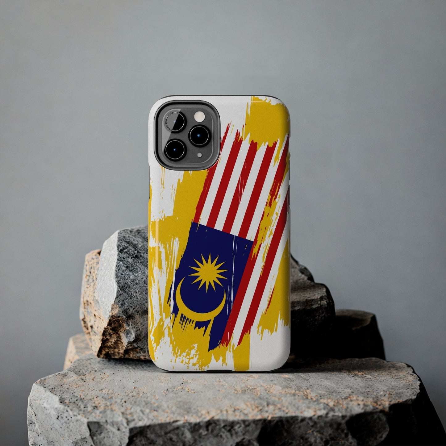 Malaysia Flag iPhone Case iPhone 15 14 13 12 Mini 11 XR Xs X 8 7 SE iPhone Pro Max , Iphone cover, Iphone Tough Case