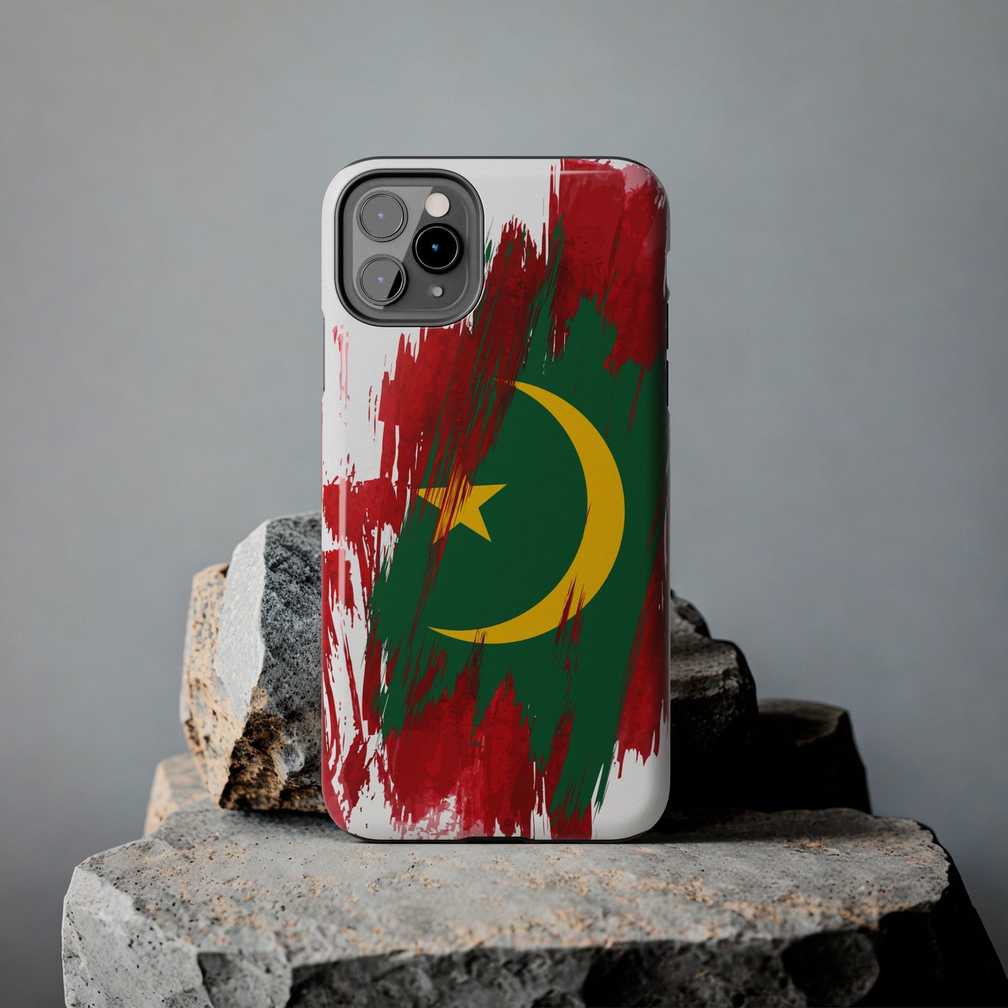 Mauritania Flag iPhone Case iPhone 15 14 13 12 Mini 11 XR Xs X 8 7 SE iPhone Pro Max , Iphone cover, Iphone Tough Case